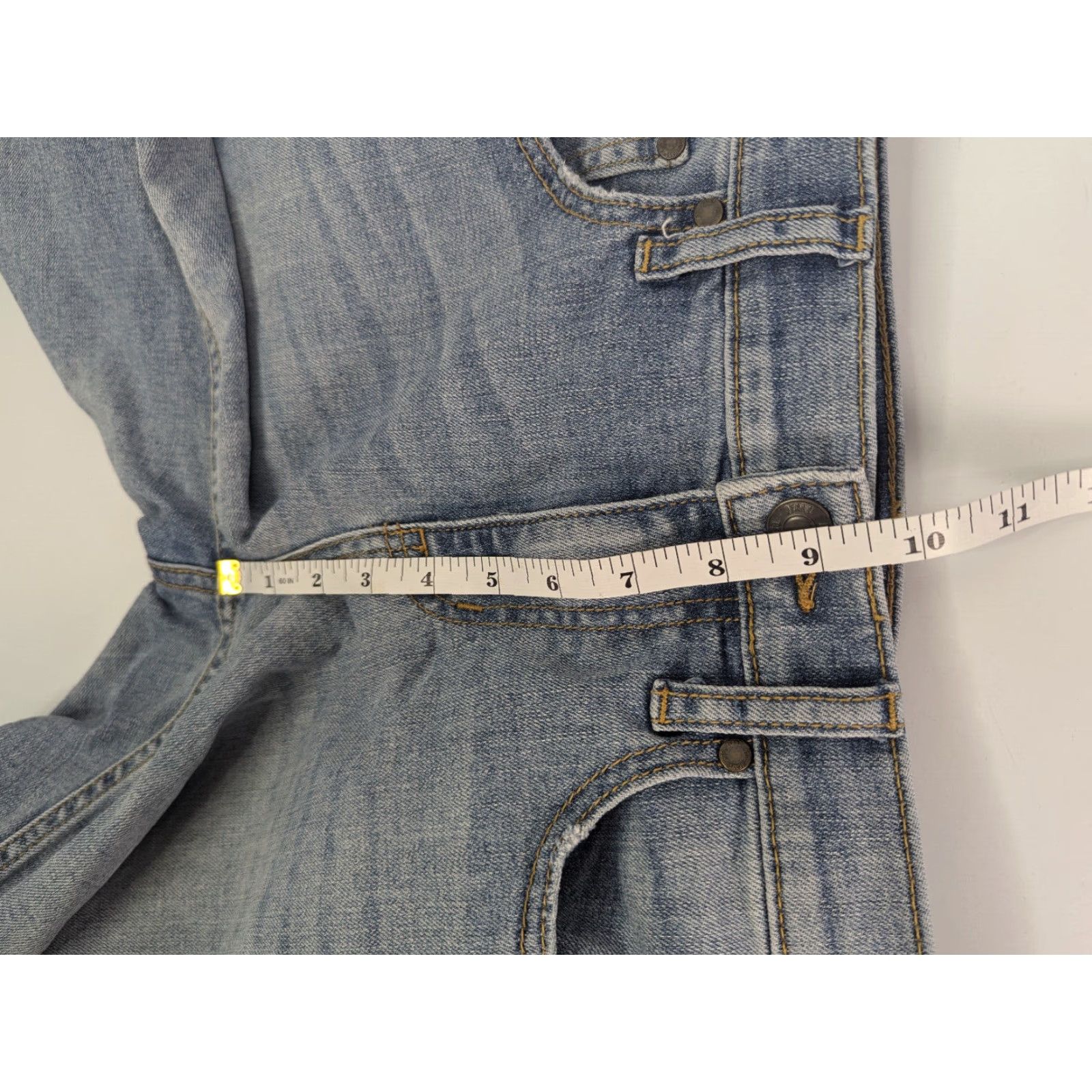 Rsq RSQ Jeans Mens Slim Low Rise 5-Pocket Denim Blue Light Wash Cotton 28x30 London Size US 28 / EU 44 - 7 Thumbnail