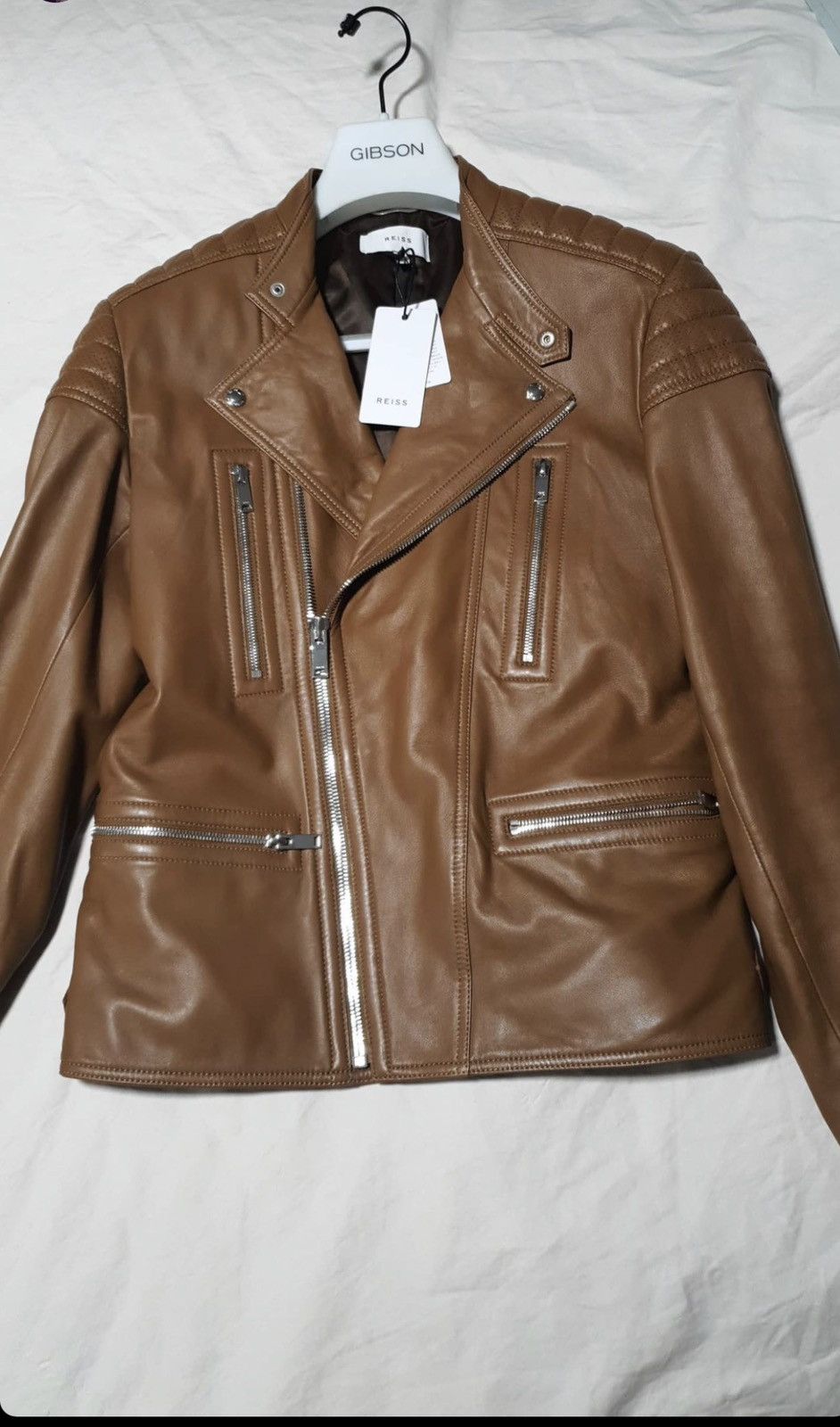 Reiss Reiss Sully Leather Jacket Size US S / EU 44-46 / 1 - 1 Thumbnail