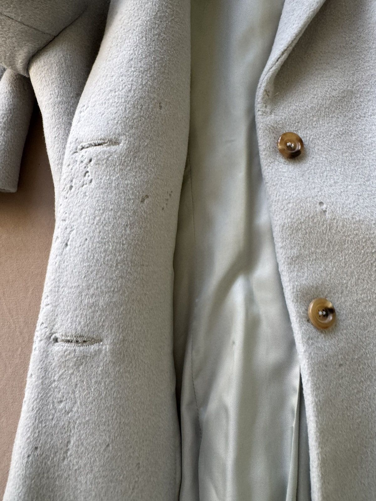 Anna Molinari Vintage Anna Molinari Single Breasted Cashmere Wool Coat Size S / US 4 / IT 40 - 12 Thumbnail