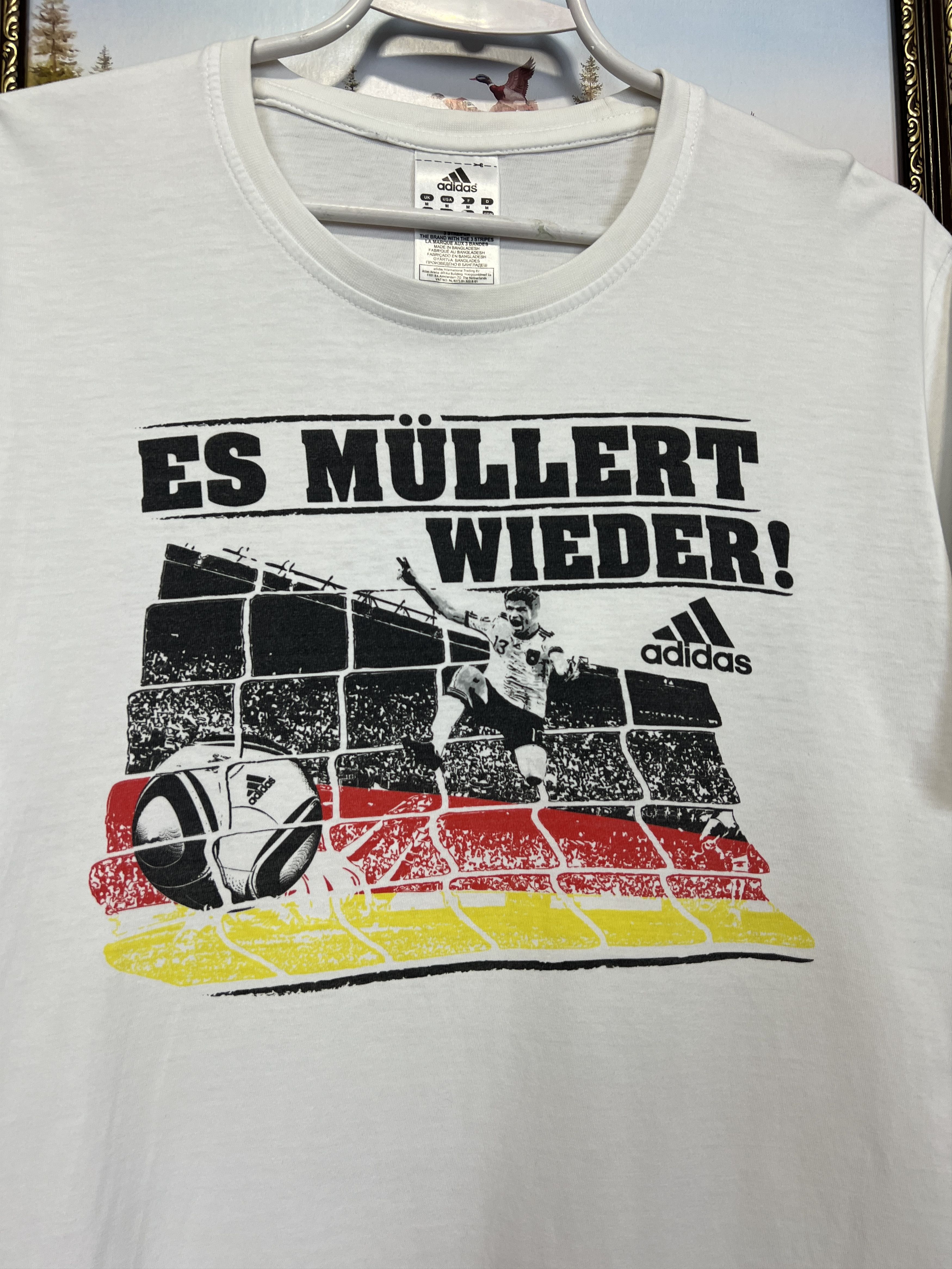 Adidas Adidas Germany Football Shirt Muller Soccer Jersey Trikot Size US M / EU 48-50 / 2 - 3 Thumbnail