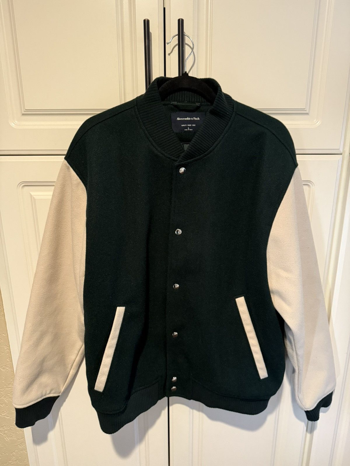 Abercrombie & Fitch Abercrombie & Fitch Varsity Jacket Size US L / EU 52-54 / 3 - 1 Thumbnail