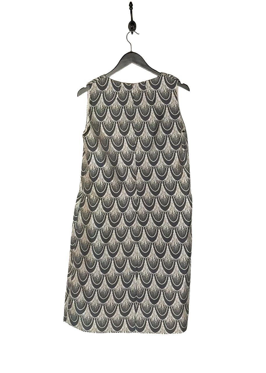 Marni Marni Grey Plissé Scallop Sleeveless Dress Size M / US 6-8 / IT 42-44 - 5 Thumbnail