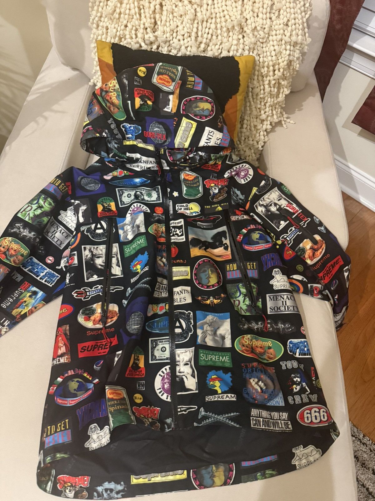 Supreme X Gortex Stickers Shell Jacket