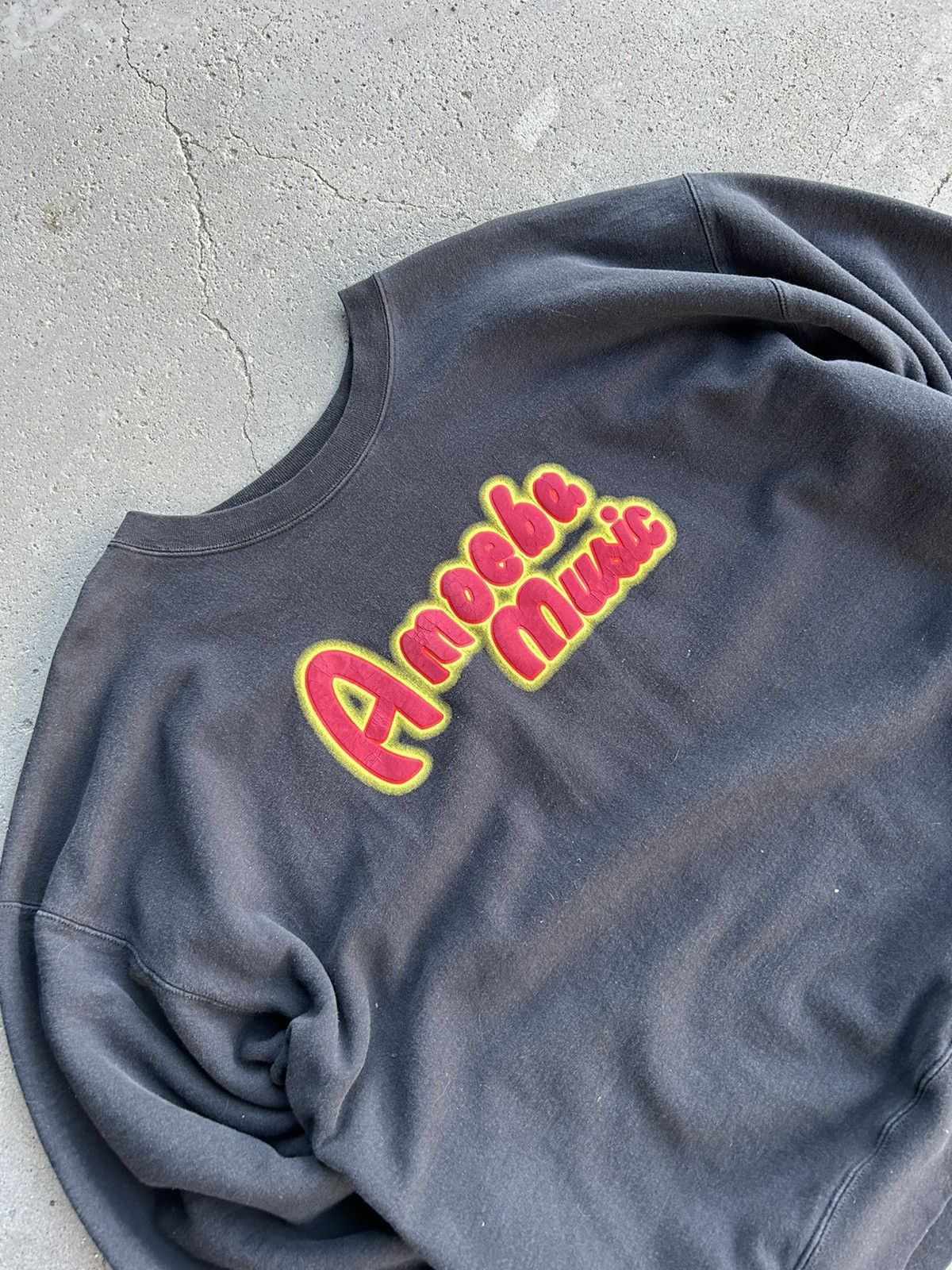 Vintage Vintage 90s Amoeba Music Sweater Size US XL / EU 56 / 4 - 2 Thumbnail