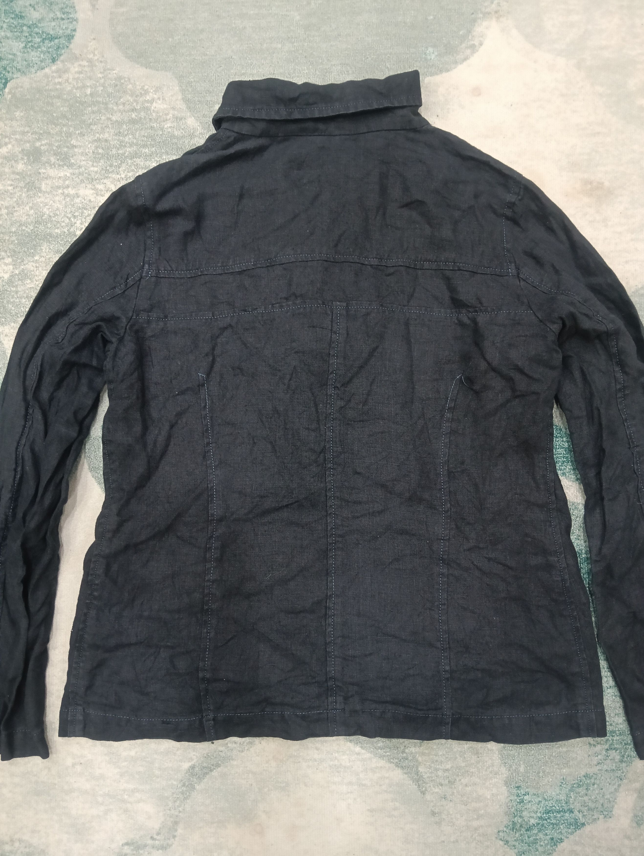 Japanese Brand × Vintage Fou Forget Linen Jacket Japanese Brand Size S / US 4 / IT 40 - 4 Thumbnail