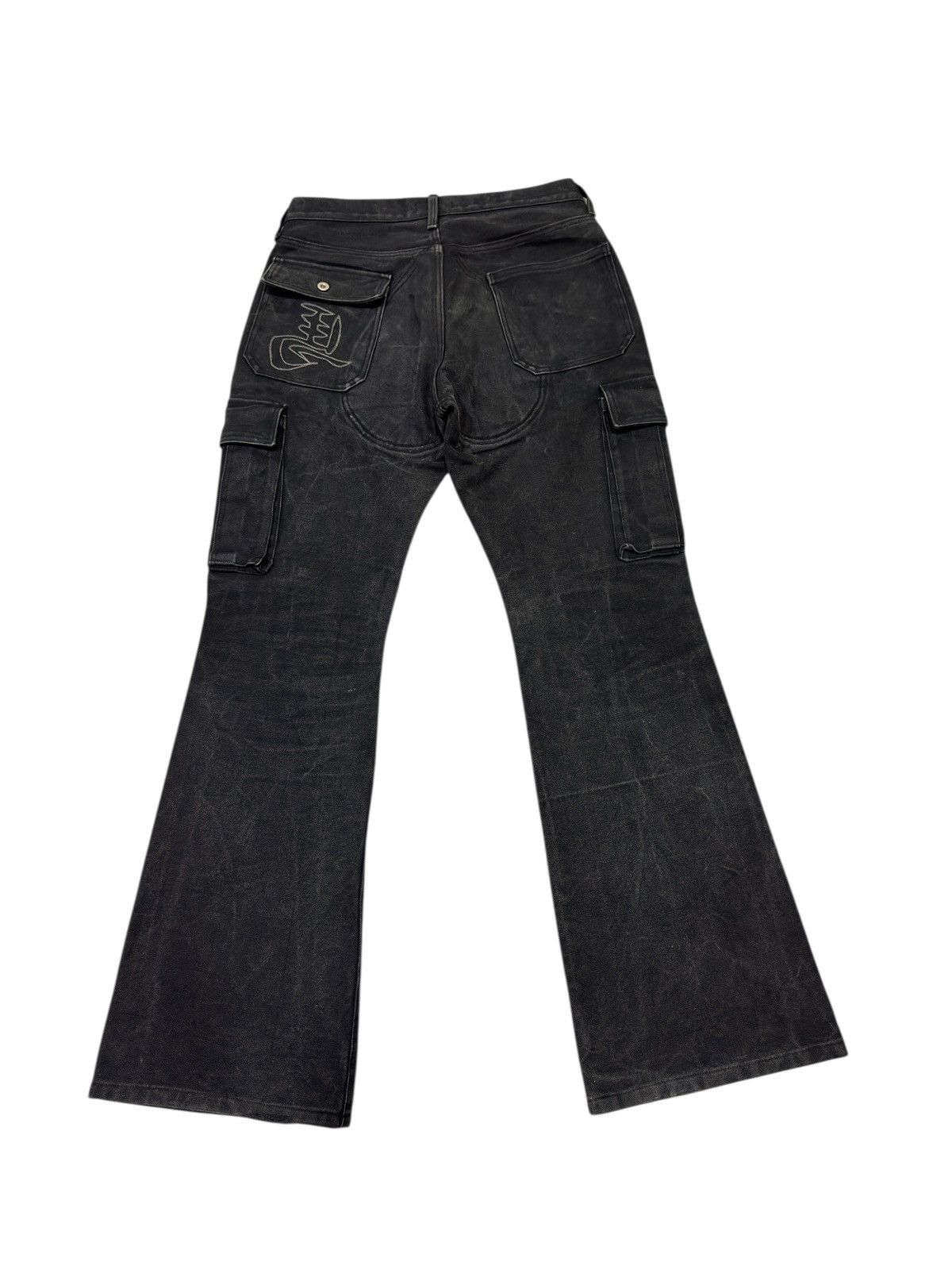 Exodus Japanese brand X Exodus multipocket flare canvas jeans Size US 30 / EU 46 - 3 Thumbnail