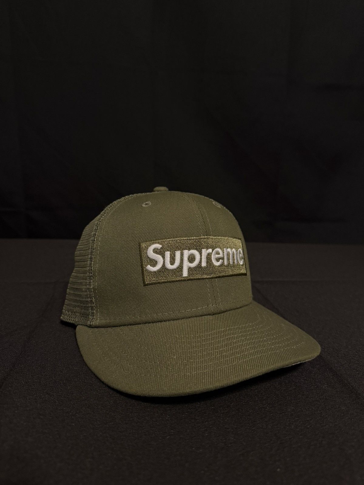 Supreme Supreme x New era size 7 1/8 used Size ONE SIZE - 1 Thumbnail