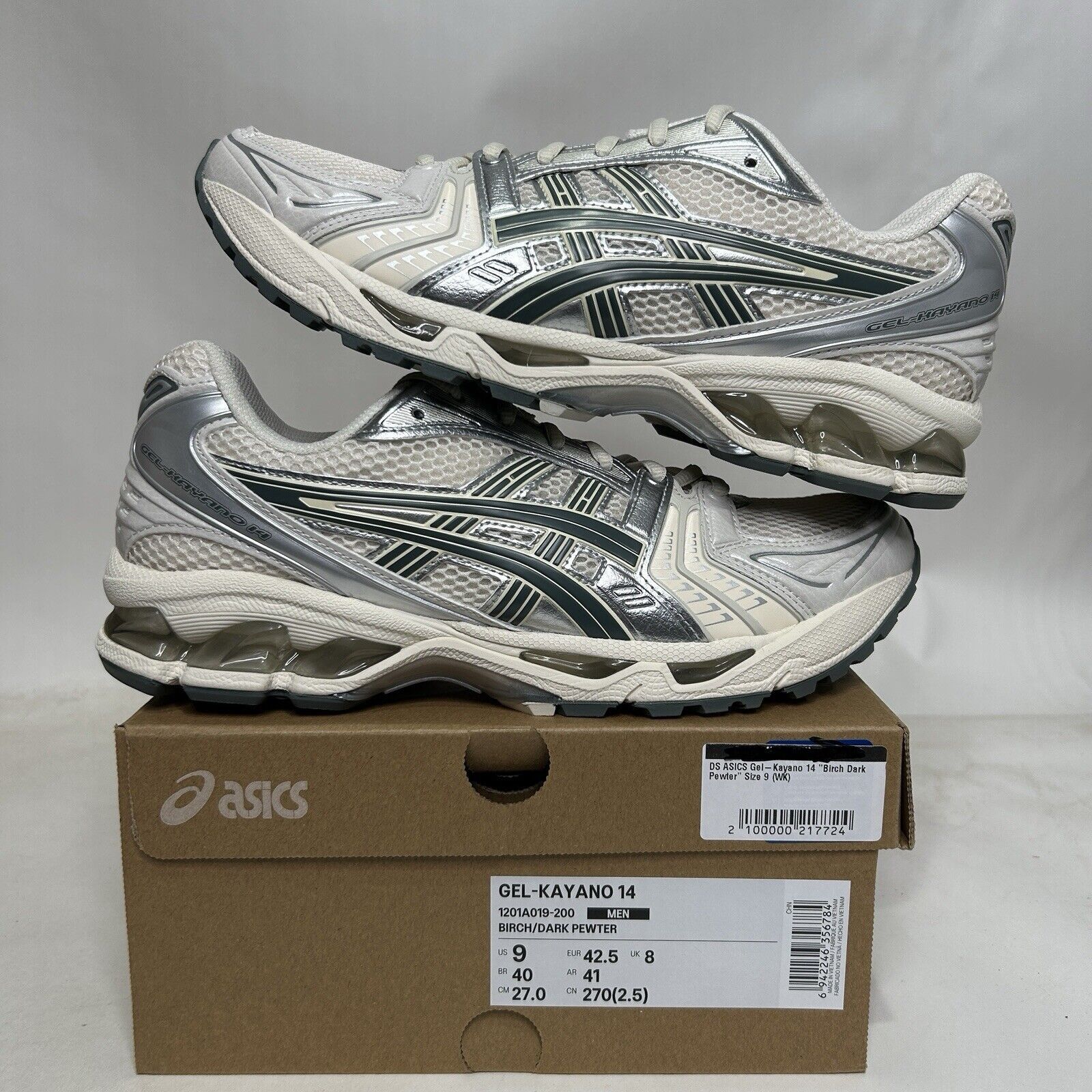 Asics ASICS Gel Kayano 14 “Birch Dark Pewter” 2024 | Grailed