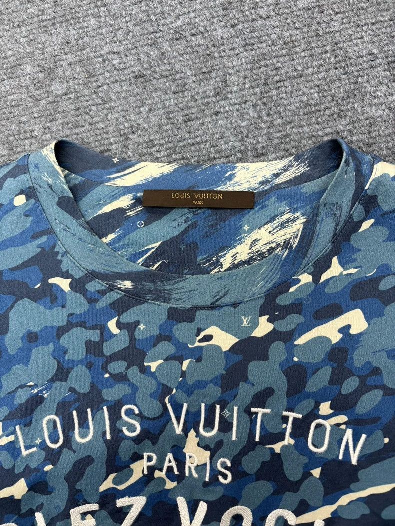 Louis Vuitton Louis Vuitton Camouflage Logo Short Sleeve Shirt -2505 Size US S / EU 44-46 / 1 - 3 Thumbnail
