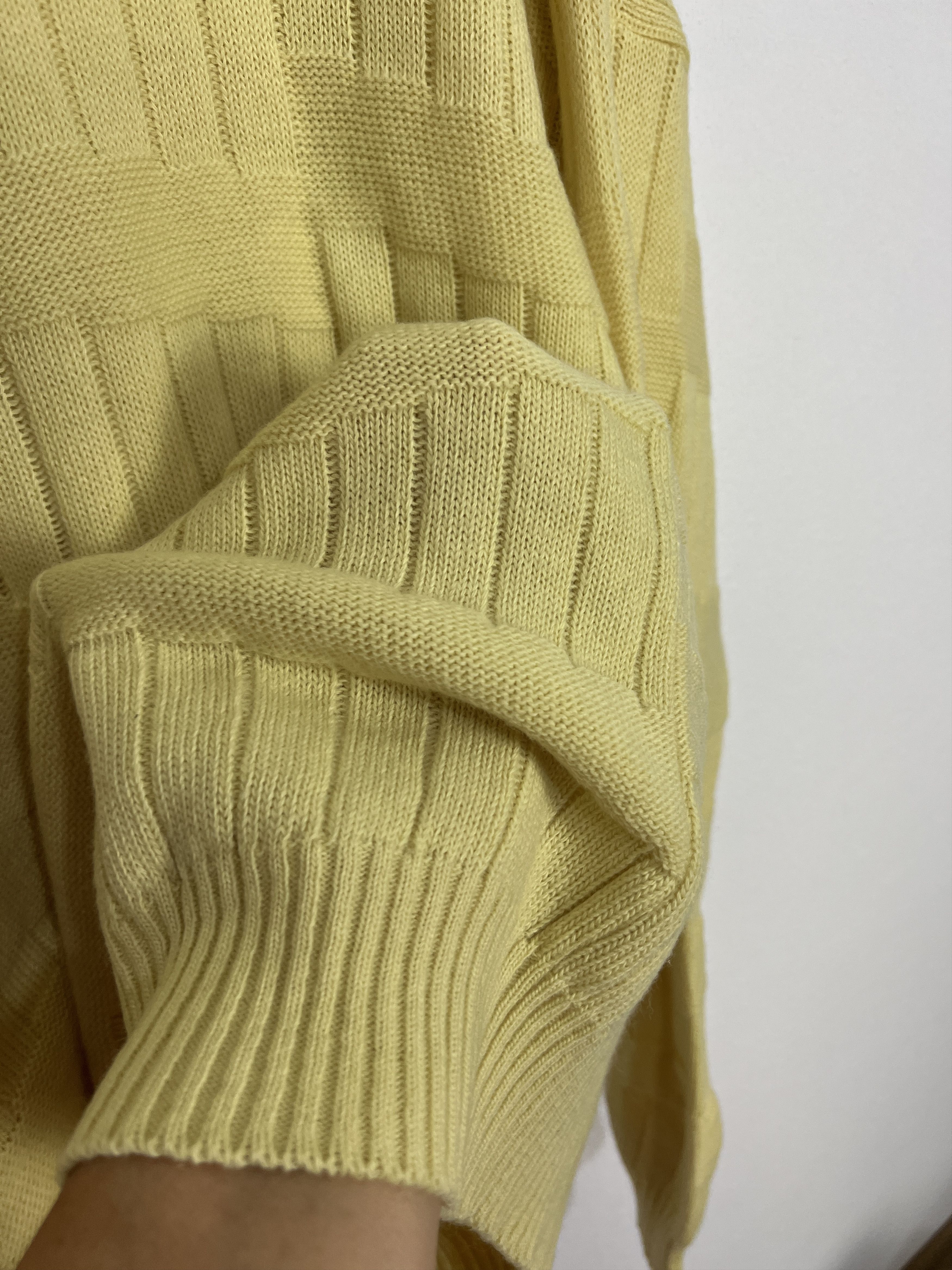 Lacoste Vintage Lacoste Yellow Jumper Sweater Devanlay Pullover Knit Size US L / EU 52-54 / 3 - 10 Thumbnail
