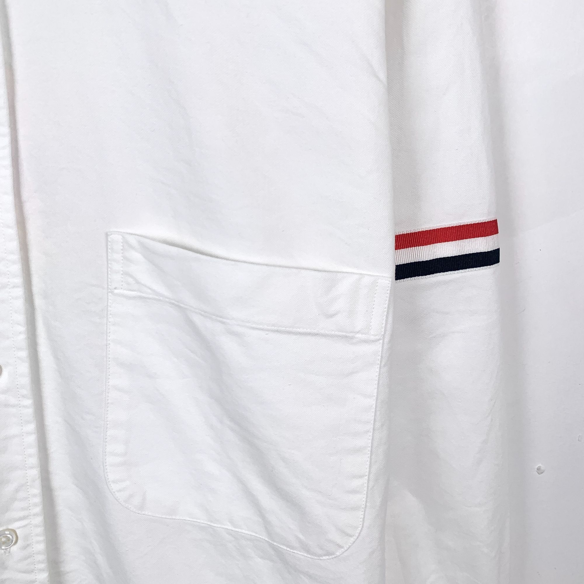 Thom Browne Thom Browne White Classic Double-Sleeve Logo Cotton Long-Sle Size XS / US 0-2 / IT 36-38 - 6 Thumbnail