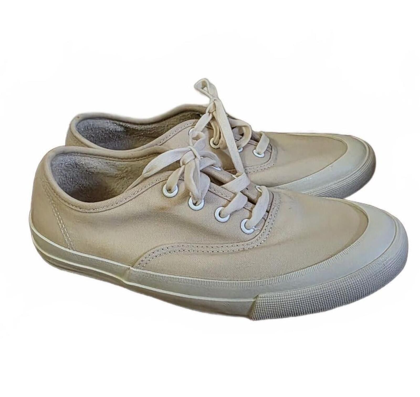 Keds Vintage Keds Classic Canvas Sneakers Women's Size 7.5 Beige Size US 7.5 / IT 37.5 - 1 Thumbnail