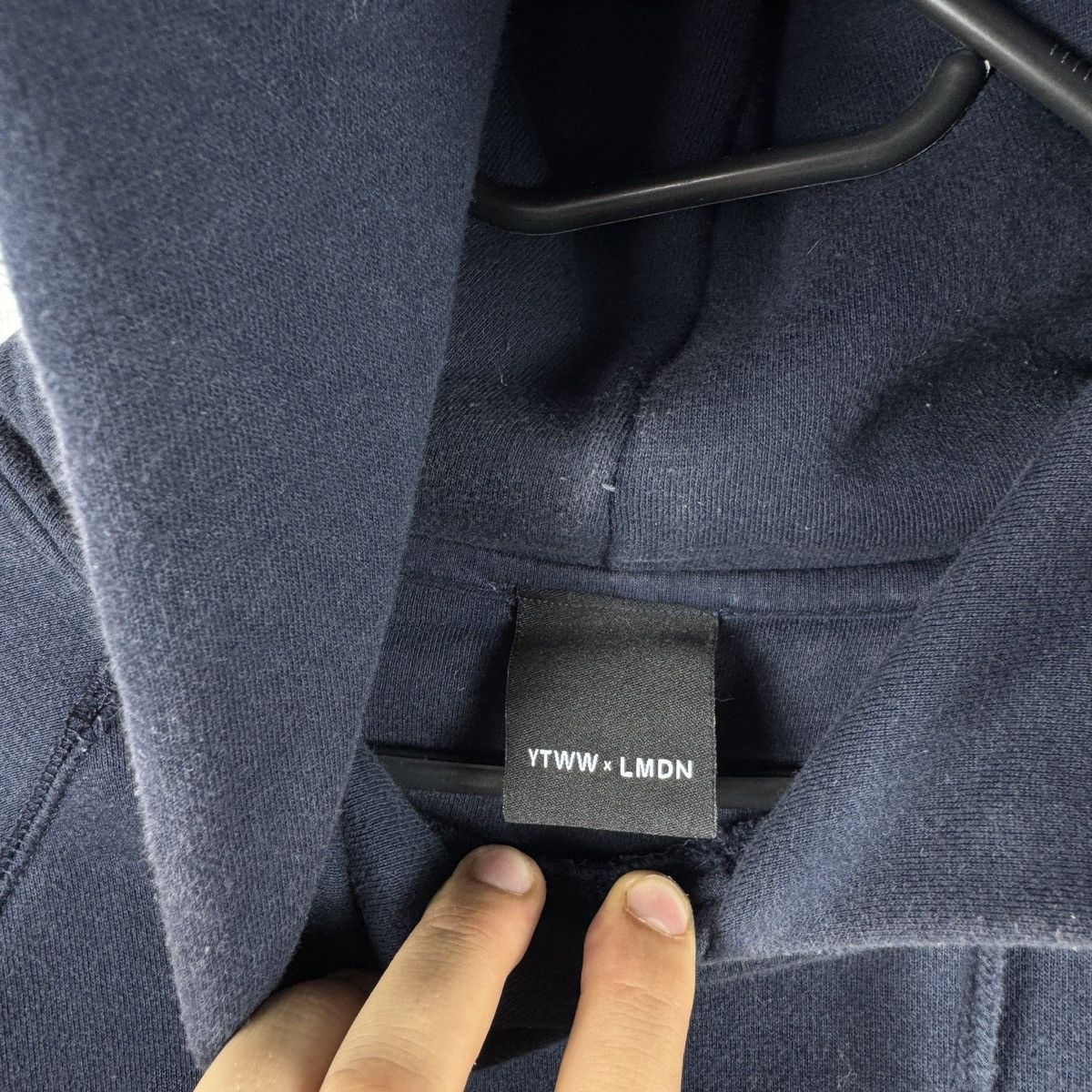 LMDN × Yeezy YTWW x LMND 15/16 Worldwide Navy Hoody Size S-M Size US S / EU 44-46 / 1 - 7 Thumbnail