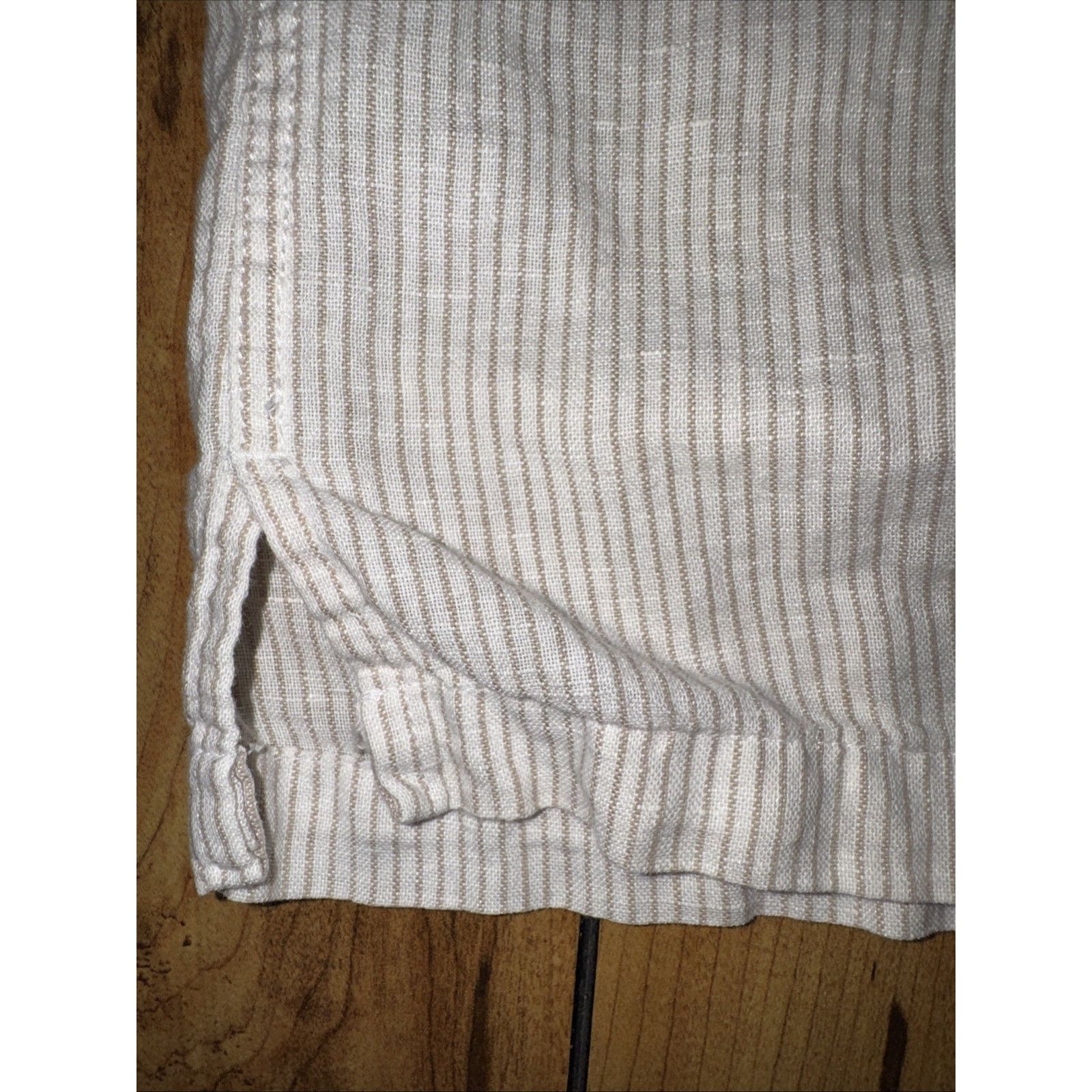Tasso Elba Tasso Elba Men’s Striped Short Sleeve Button Up 2XL 27x30 Size US XXL / EU 58 / 5 - 4 Thumbnail