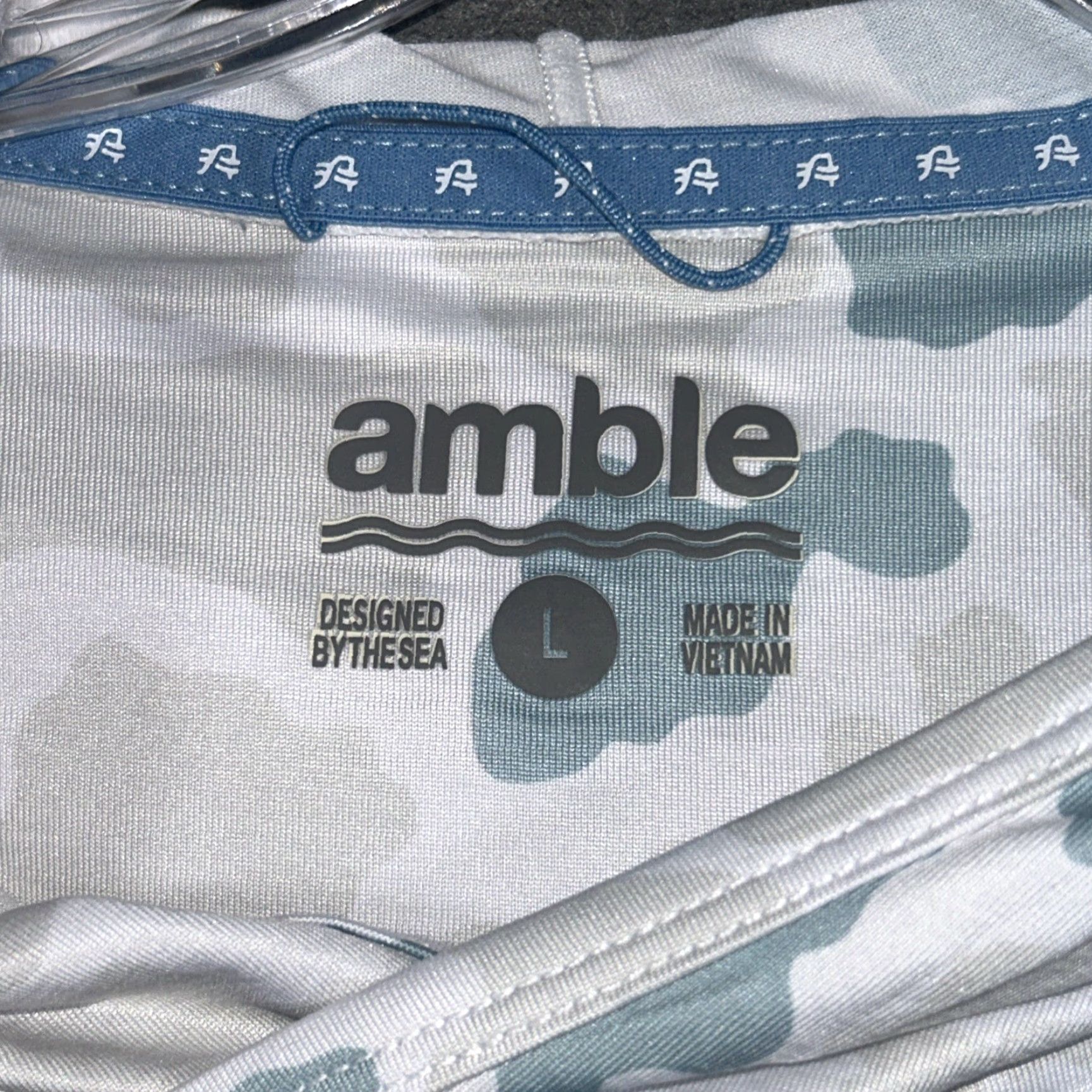 Vintage Amble Performance Shirt Vactic Pro Offshore Hoodie Camouflage Long Sleeve Mens L Size US L / EU 52-54 / 3 - 3 Thumbnail
