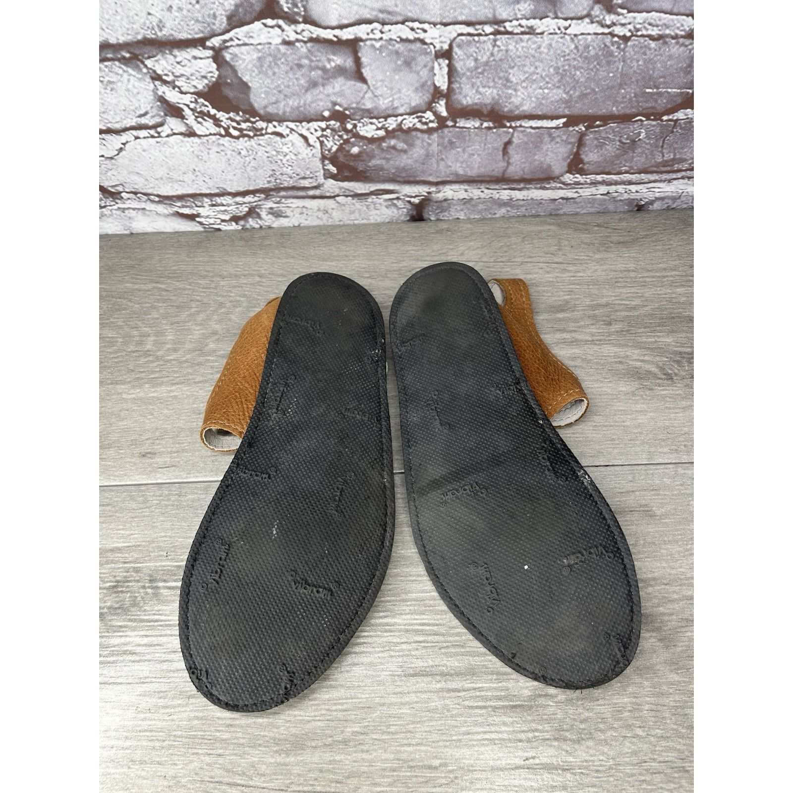 Soulstar Softstar Barefoot Minimalist Brown Leather Ankle Strap Vibra Size US 5 / IT 35 - 18 Thumbnail