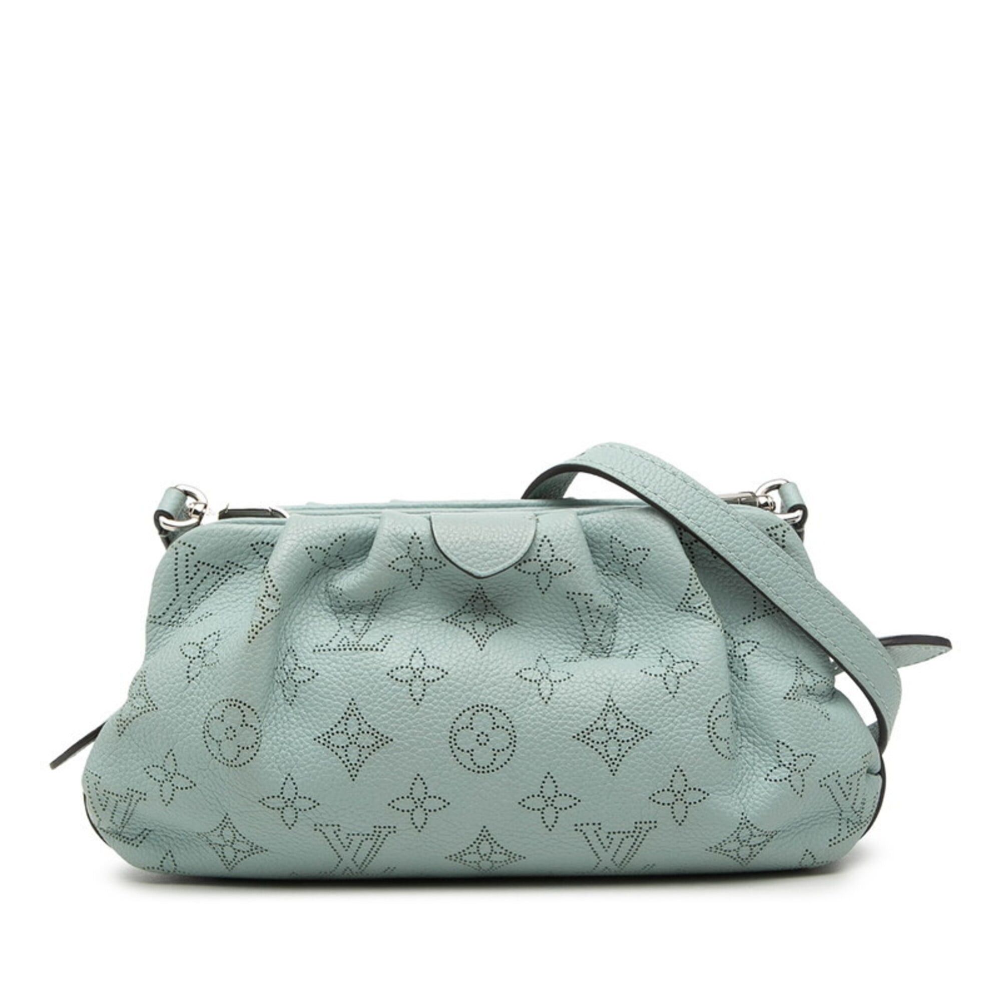Louis Vuitton Louis Vuitton Mahina Scala Mini Crossbody Shoulder Bag M80094 Vert Lagoon Blue Leather Women's LOUIS VUITTON Size ONE SIZE - 1 Thumbnail