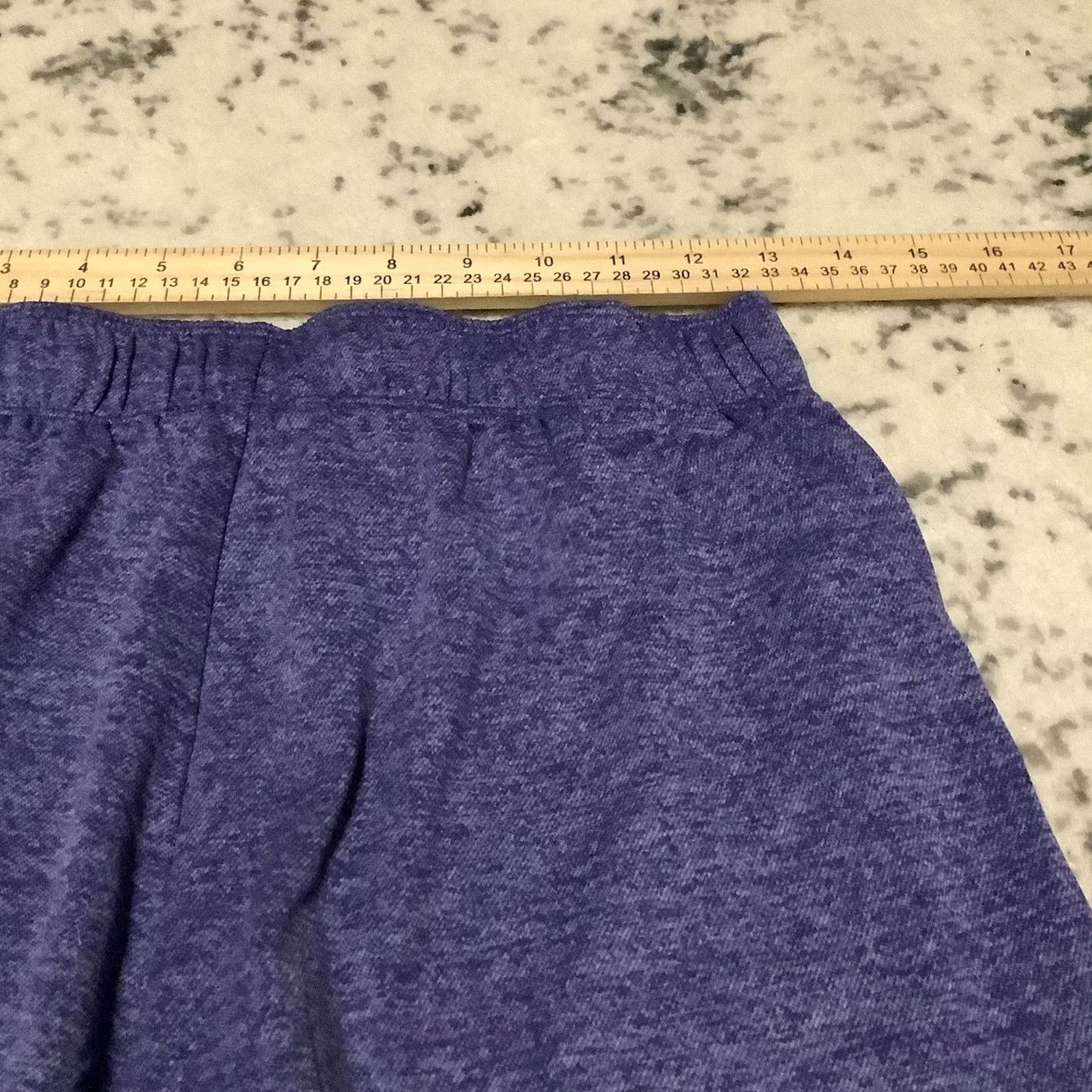 Nike Nike Dri-Fit Fold Over Waist Athletic Shorts Dark Purple Women's Size S Size 28" / US 6 / IT 42 - 6 Thumbnail