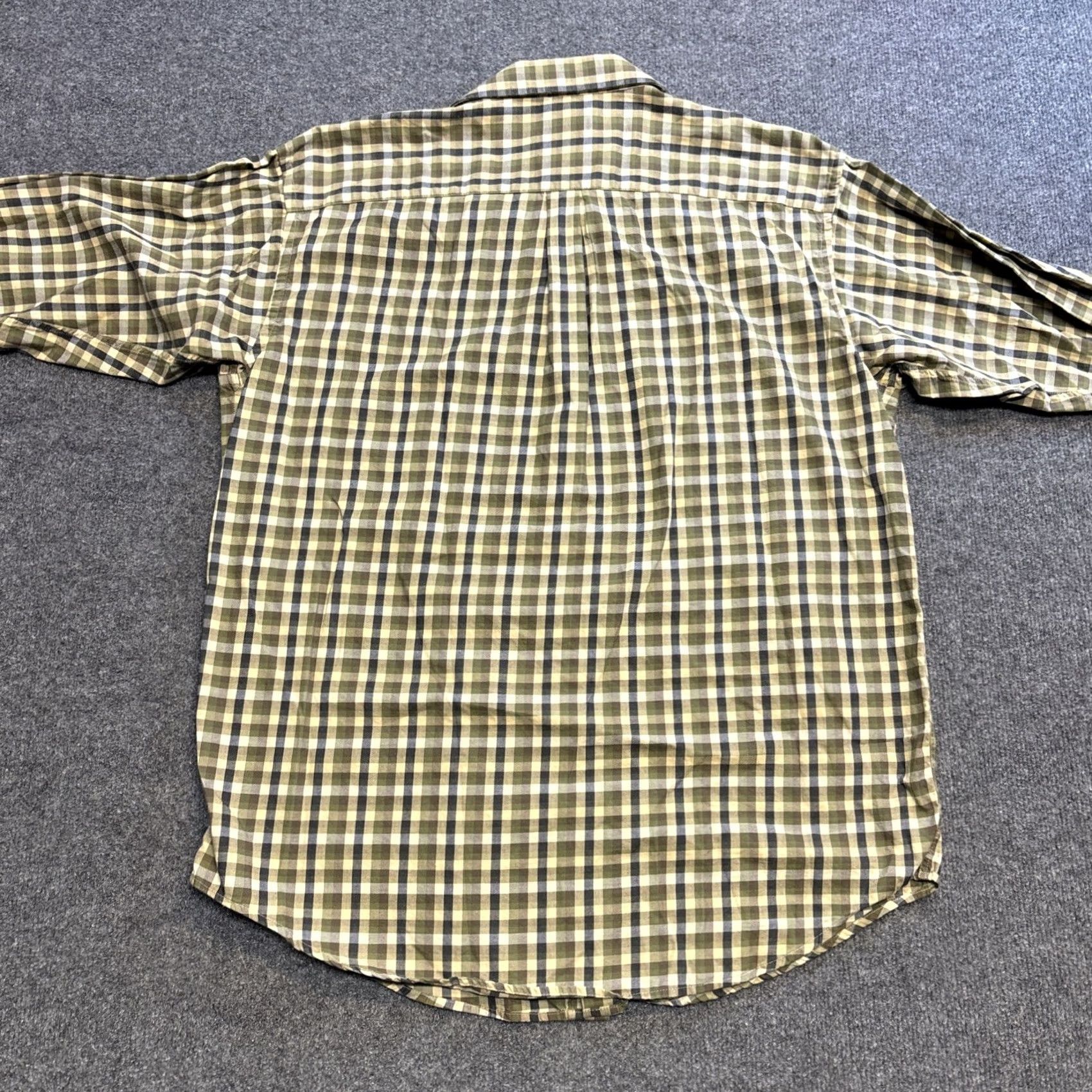 Patagonia Patagonia Shirt Mens L Long Sleeve Organic Cotton Green Grey Check Button-Up Size US L / EU 52-54 / 3 - 5 Thumbnail