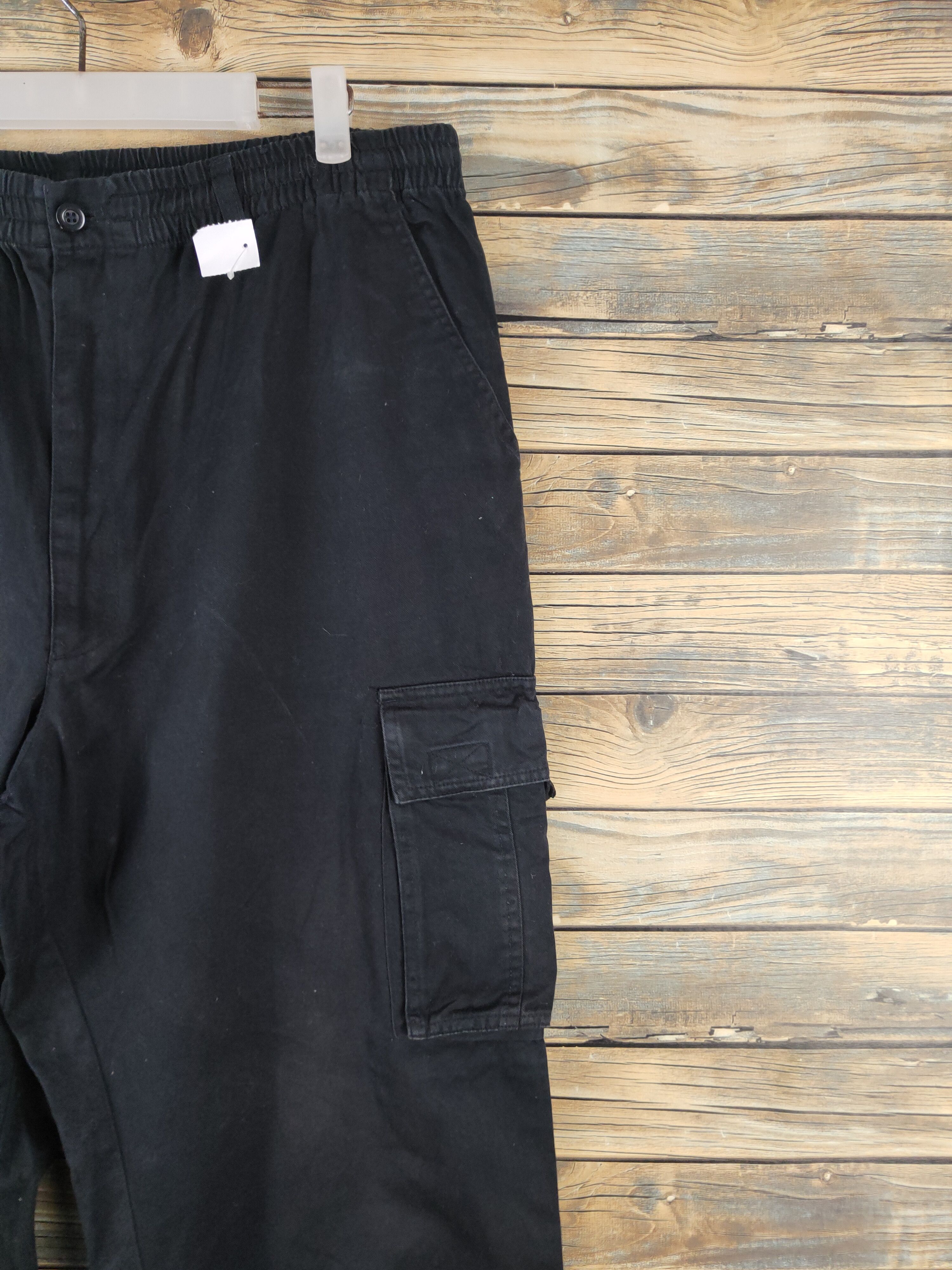 Japanese Brand DL Japanese Brand Black Multipocket Cargo Pants #1373 Size US 35 - 5 Thumbnail