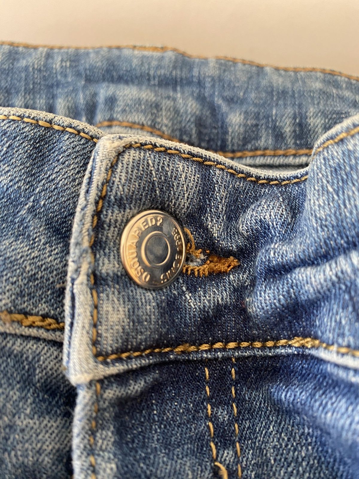 Dsquared2 Distressed DS2 Jeans Used Size US 32 / EU 48 - 3 Thumbnail