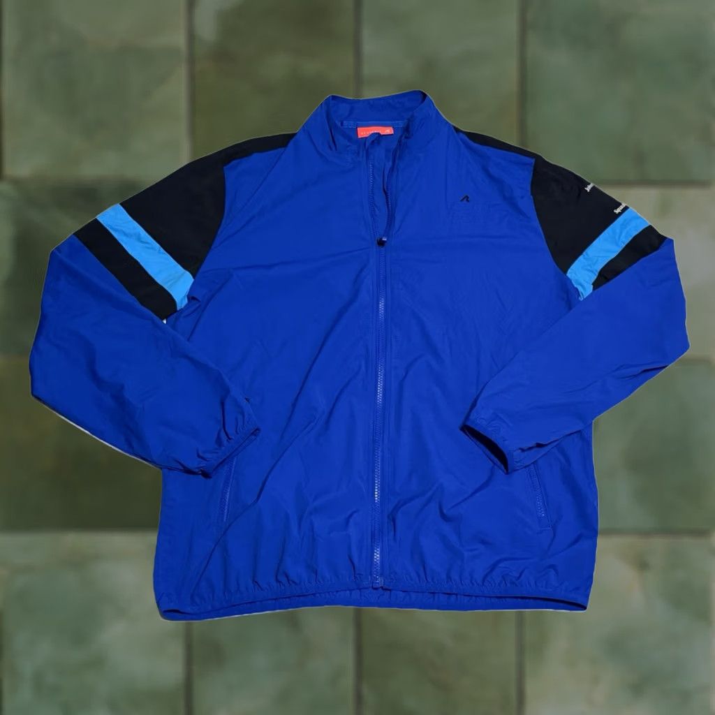 Vintage Redvanly Mens Royal Blue Full Zip Lightweight Windbreaker Jacket L Nylon Blend Size US L / EU 52-54 / 3 - 1 Thumbnail