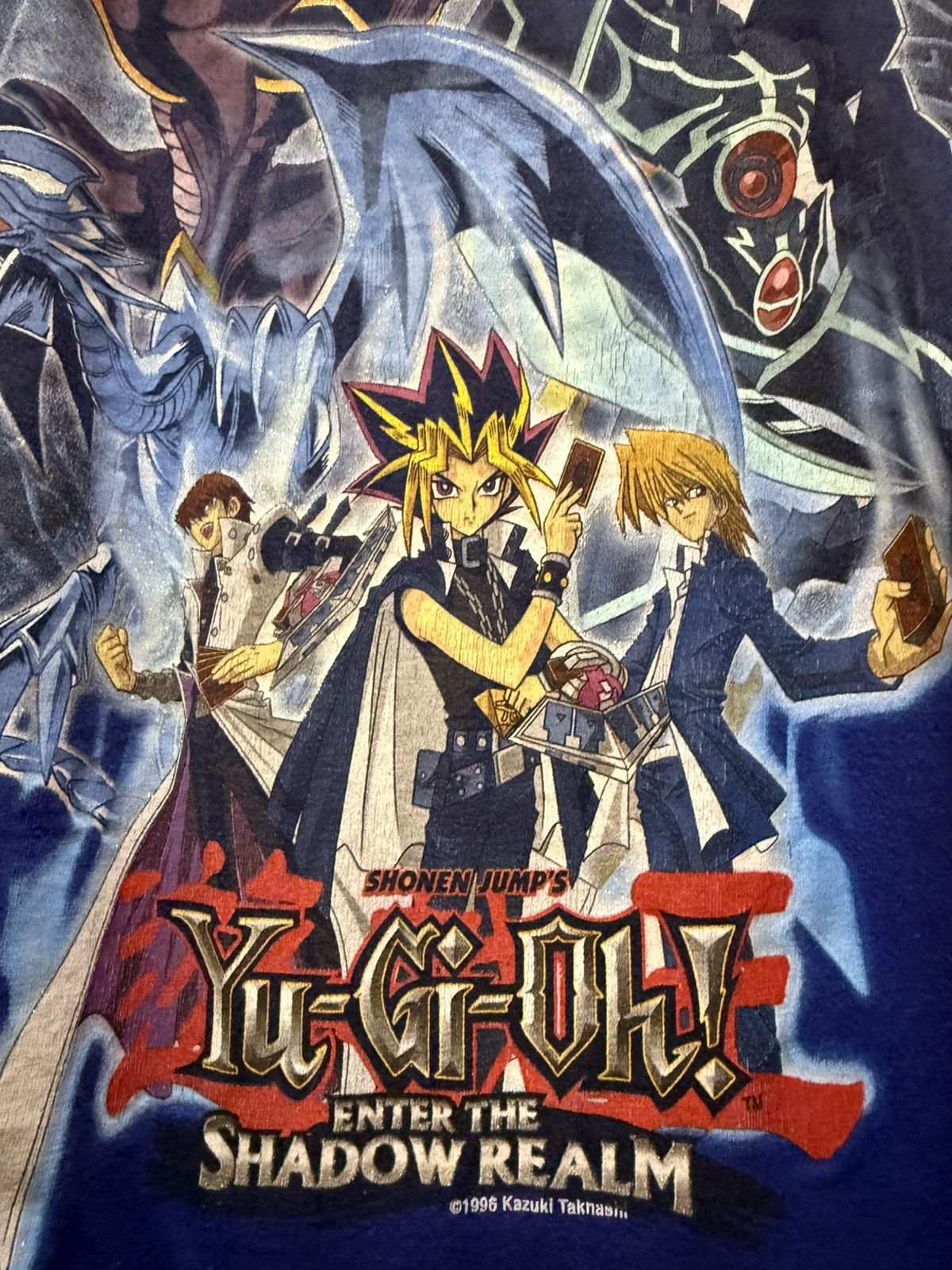 Anime × Cartoon Network × Vintage Vintage 90s YU-Gi-OH Enter The Shadow Realm Anime Tshirt Size US S / EU 44-46 / 1 - 6 Thumbnail