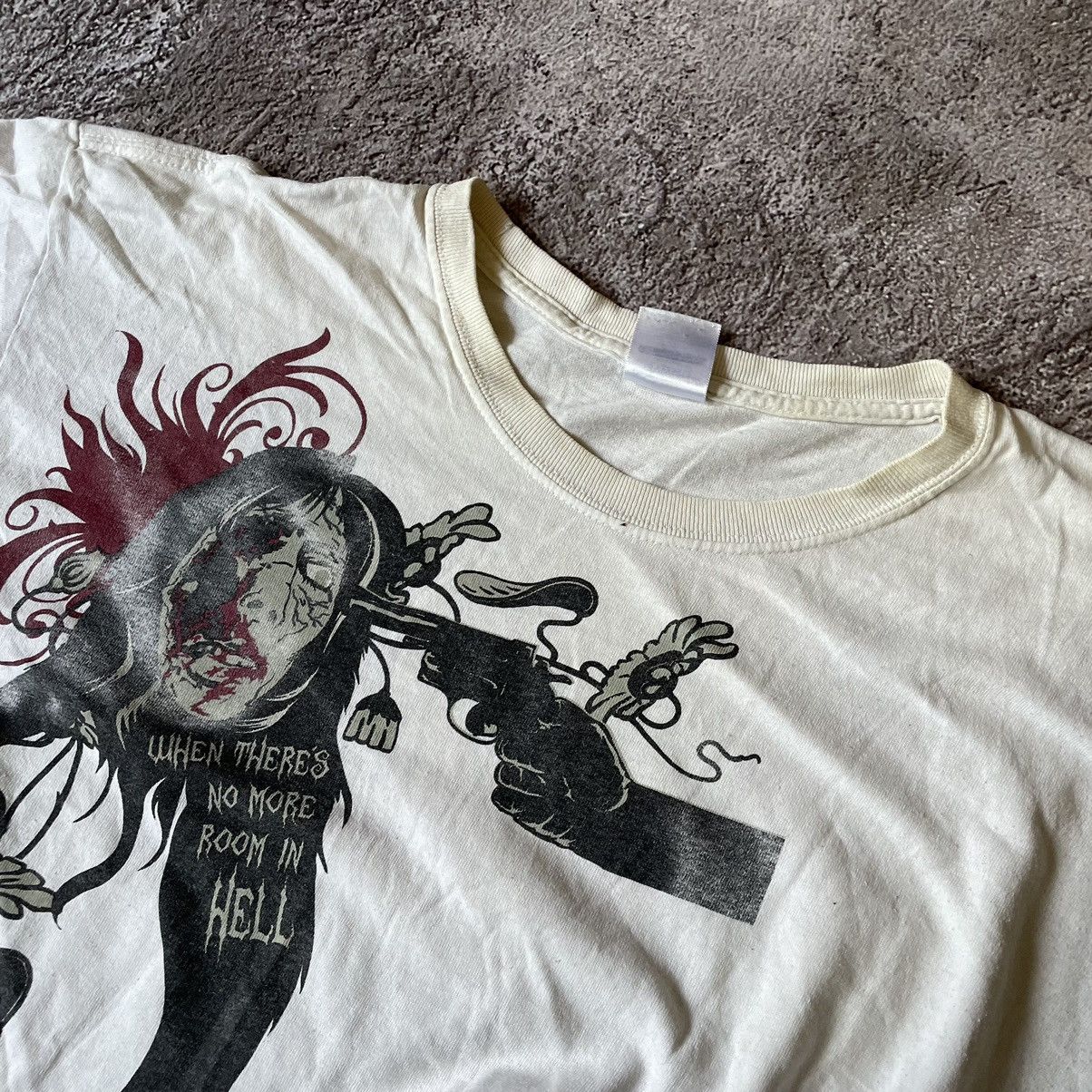 Band Tees Vintage Y2K DOWN DEAD CREEPY ABSTRACT ANGRY L Size US L / EU 52-54 / 3 - 9 Thumbnail