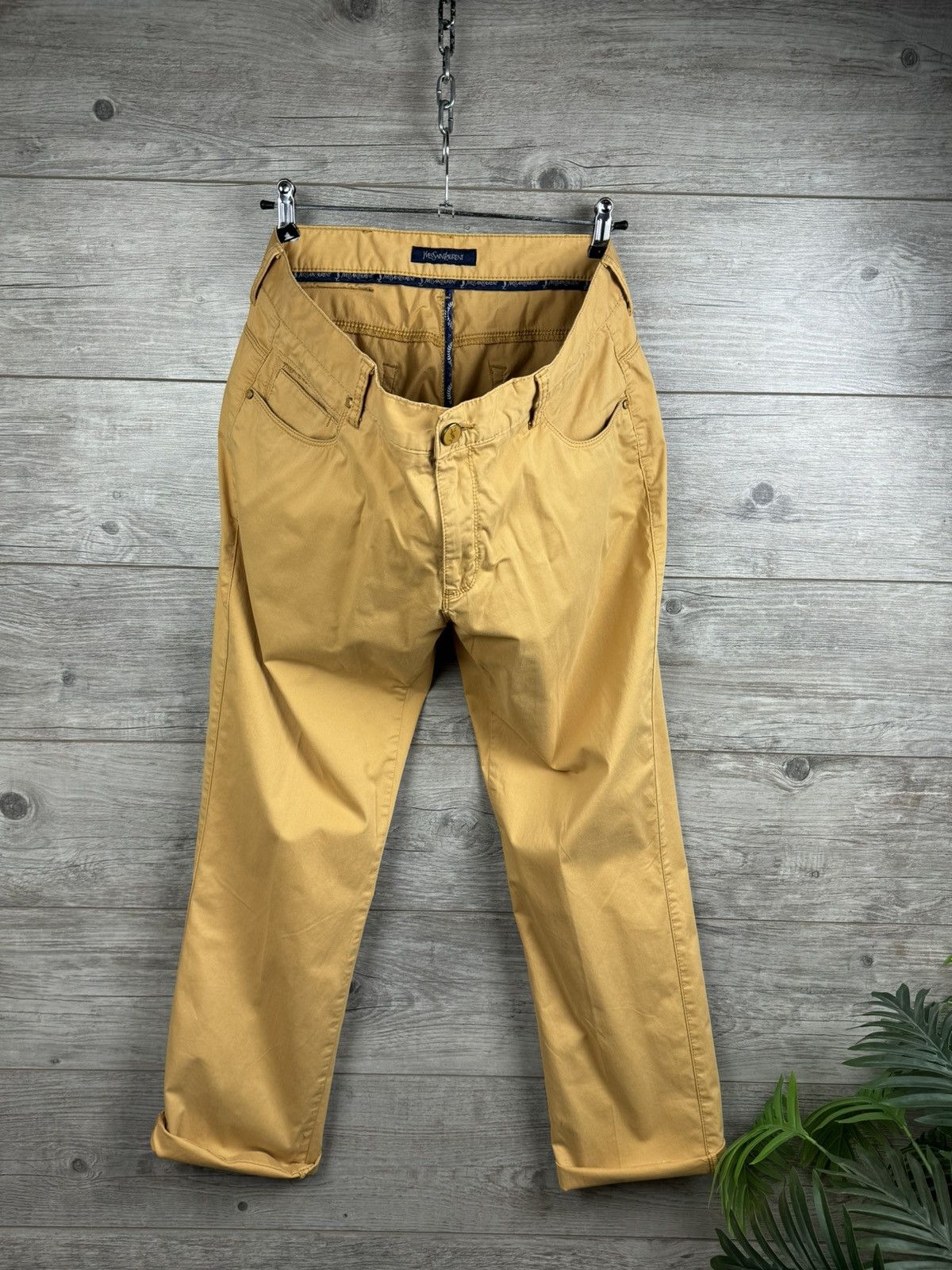 Vintage × Yves Saint Laurent Vintage Casual Pants YSL Yves Saint Lauren Luxury Designs Size US 36 / EU 52 - 8 Thumbnail