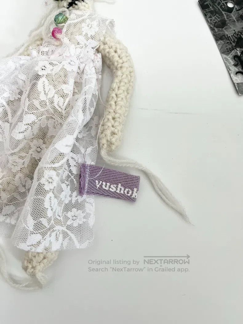 Japanese Brand Japanese Brand yusho kobayashi Knitted Doll Keychain Acces Size ONE SIZE - 3 Thumbnail