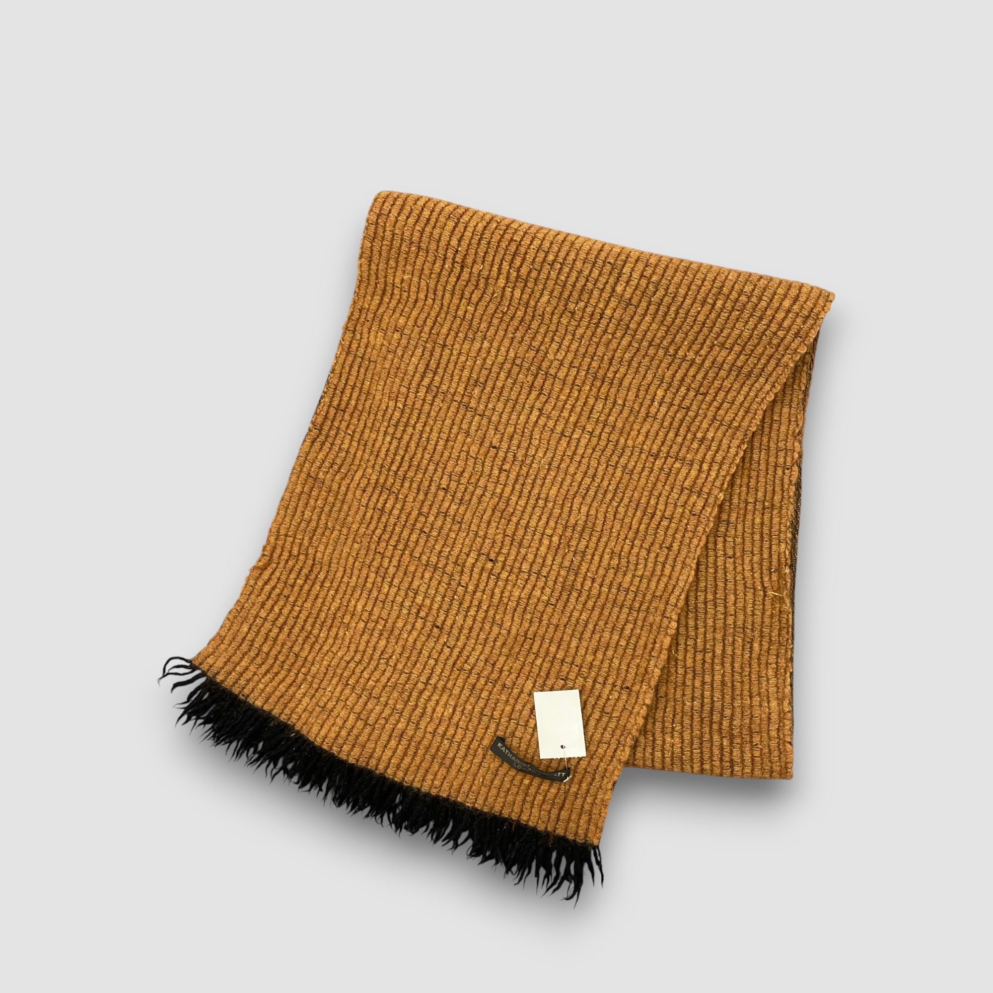 Katharine Hamnett London Vintage Katharine Hamnett London Scarf Muffler Wool Scarves Size ONE SIZE - 3 Thumbnail