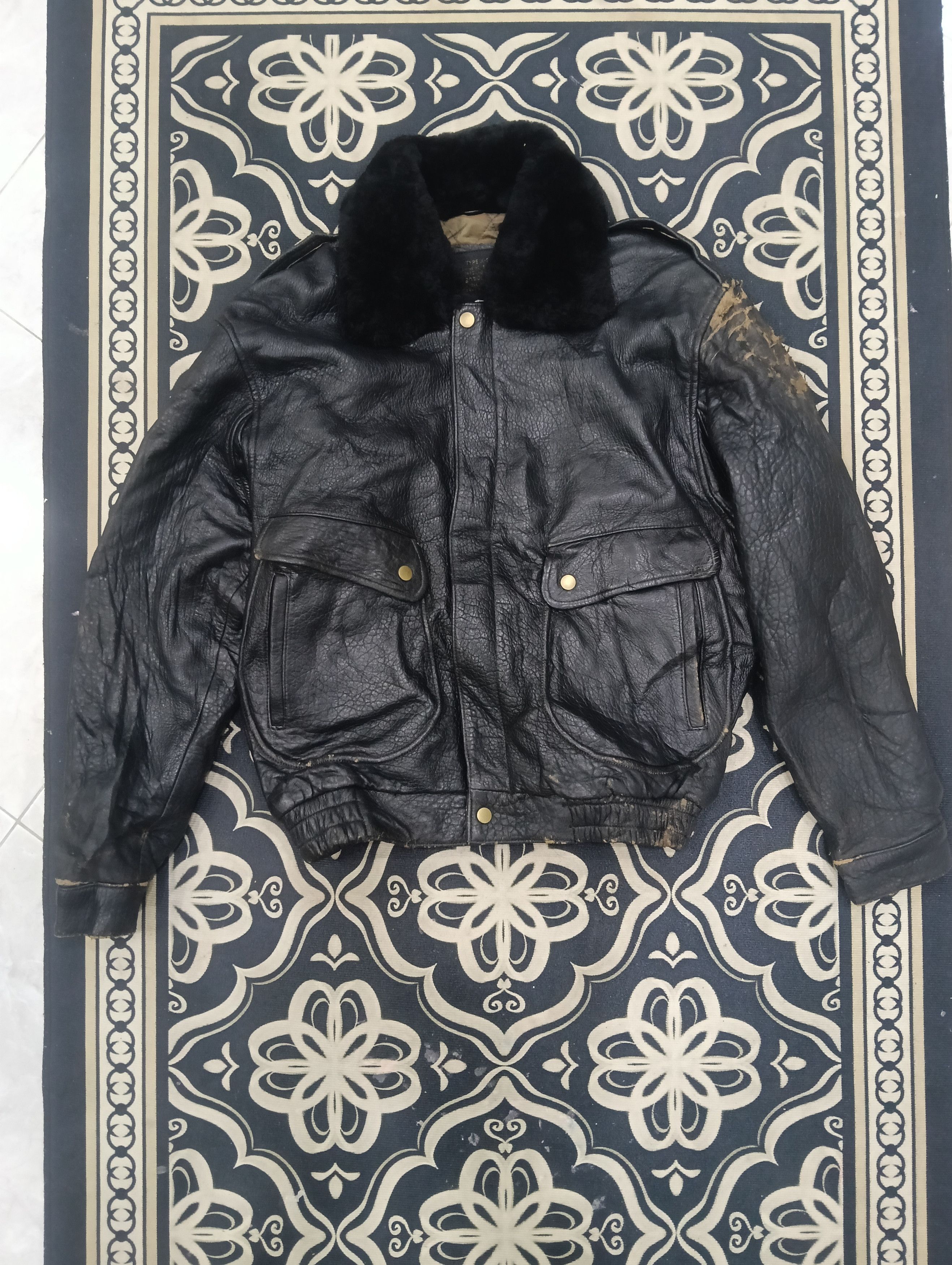 Avirex Vintage Repro Flight Jacket Us Army Size US XL / EU 56 / 4 - 1 Thumbnail