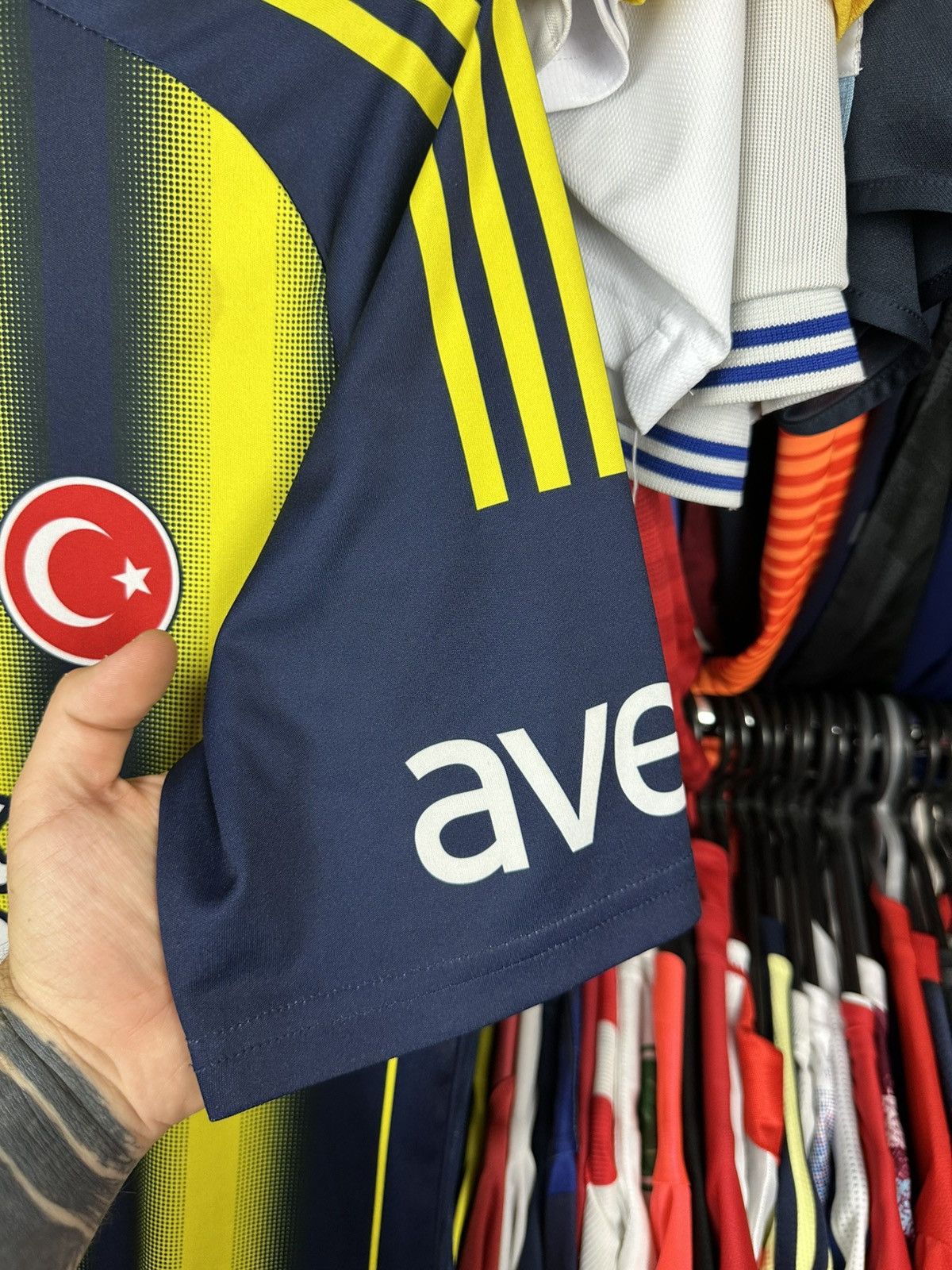 Adidas Adidas Fenerbahce 2013-14 Home Football Shirt Soccer Jersey Size US M / EU 48-50 / 2 - 7 Thumbnail
