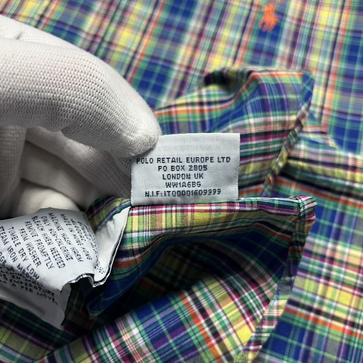 Polo Ralph Lauren × Vintage Vintage Polo Ralph Lauren Checkered Shirt Luxury Casual Size US L / EU 52-54 / 3 - 9 Thumbnail