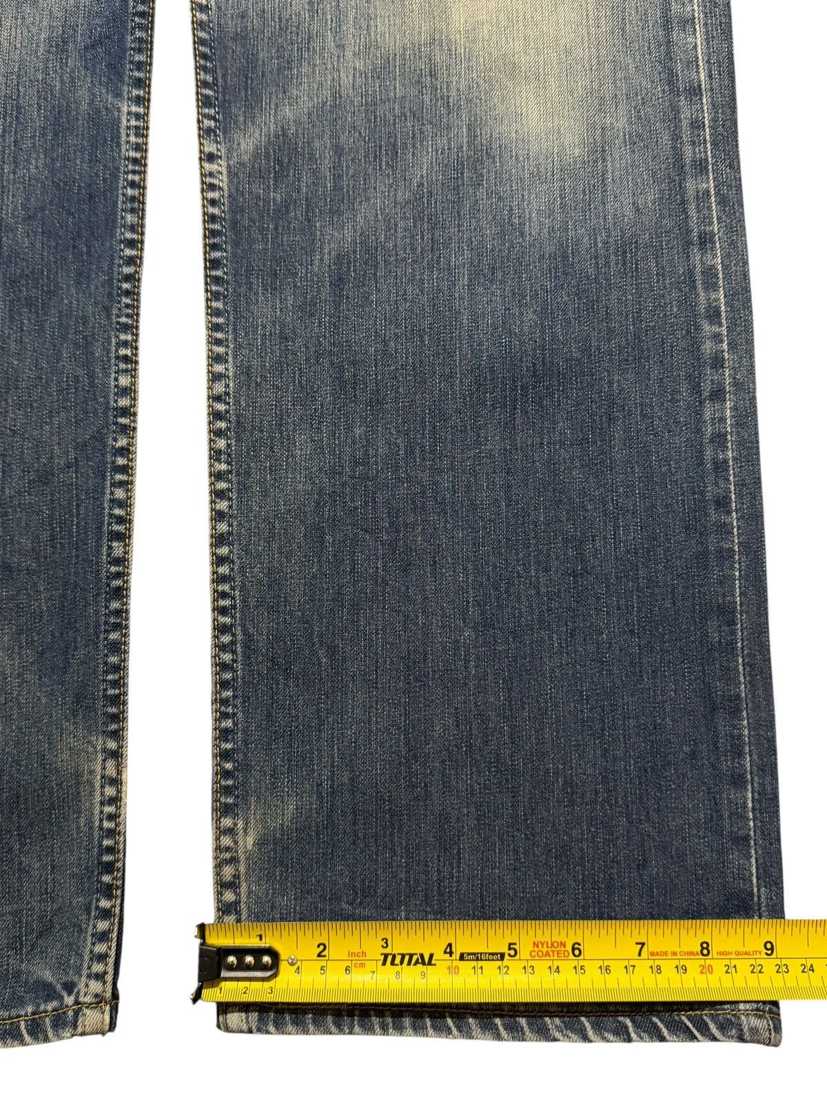 Levi's Vintage 90s Levis 501 Mud Wash Distressed Wide Leg Loose Size US 34 / EU 50 - 12 Thumbnail
