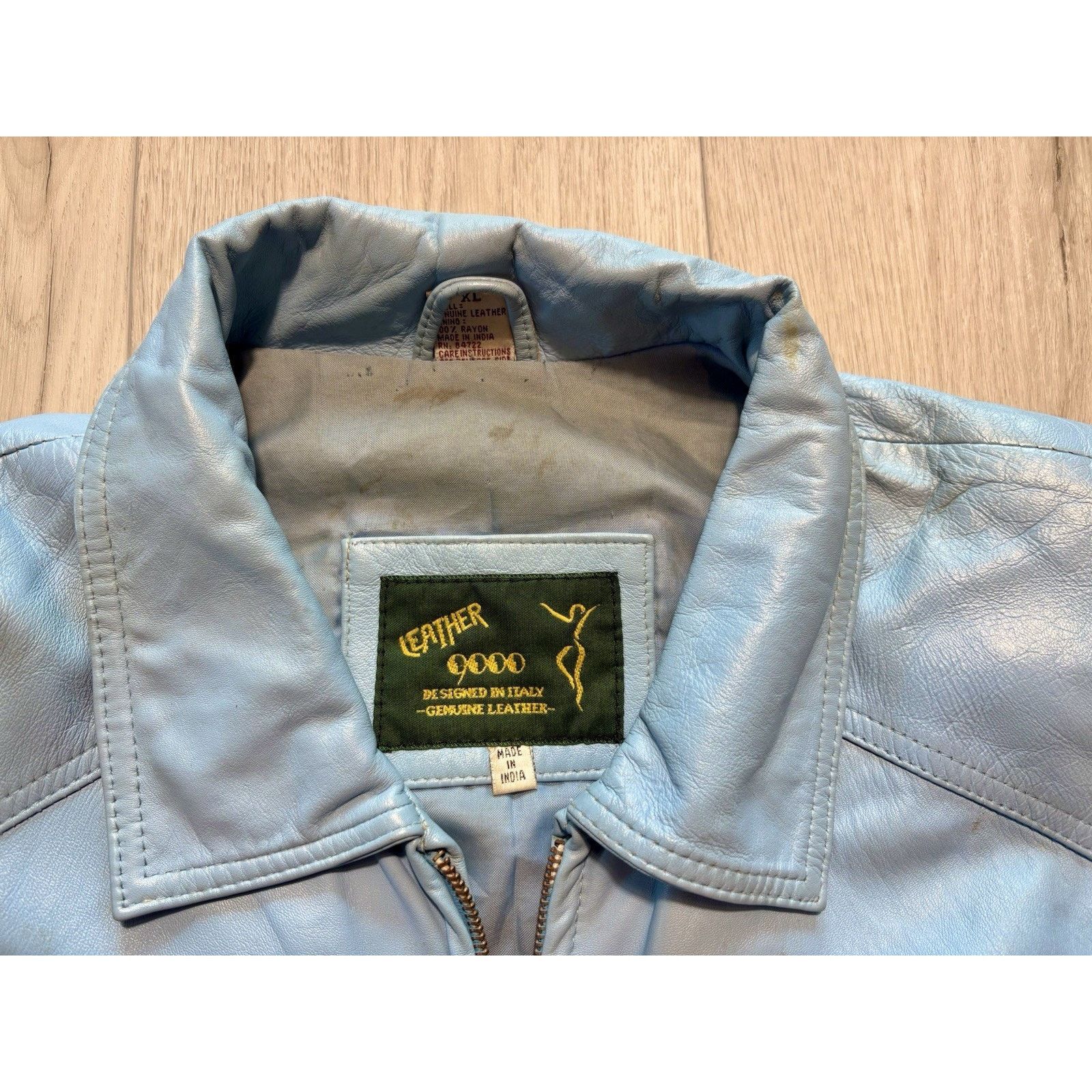 Leather VTG 90s Old School University Streetwear XL Leather Jacket Size US XL / EU 56 / 4 - 6 Thumbnail