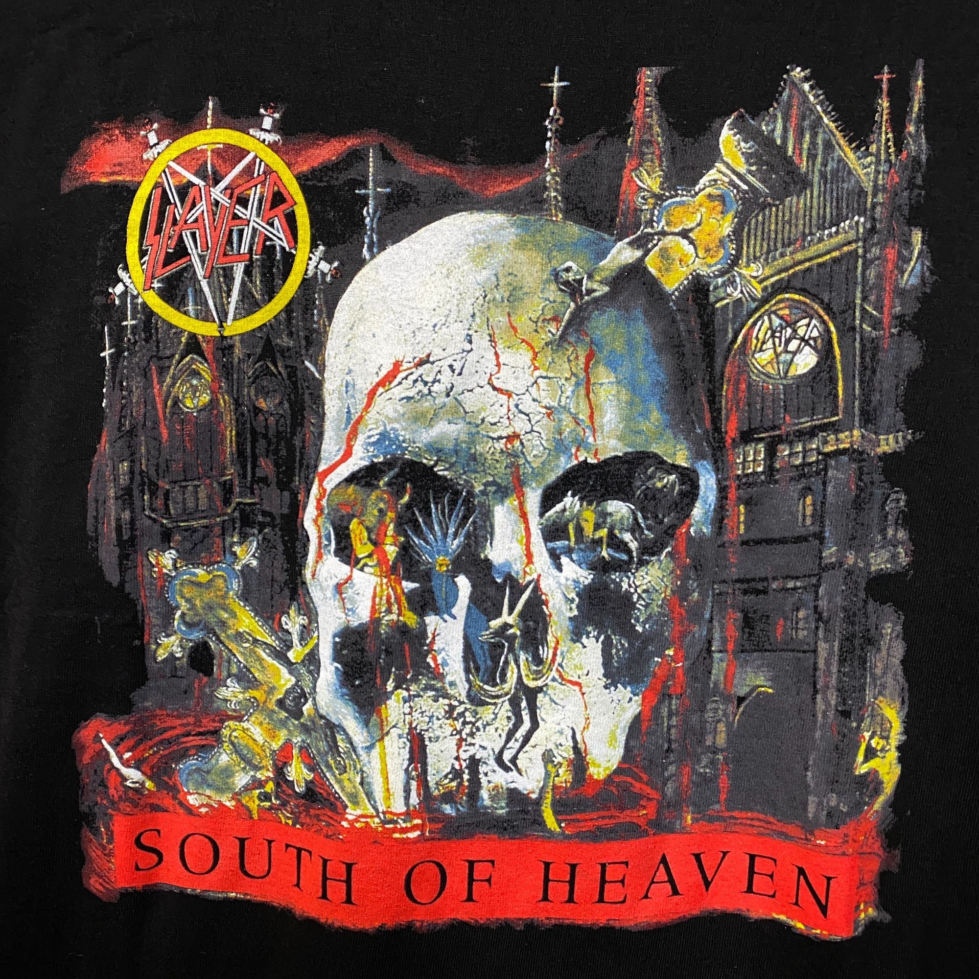 Slayer Slayer South Of Heaven Thrash Metal Band T-Shirt Small Size US S / EU 44-46 / 1 - 2 Thumbnail