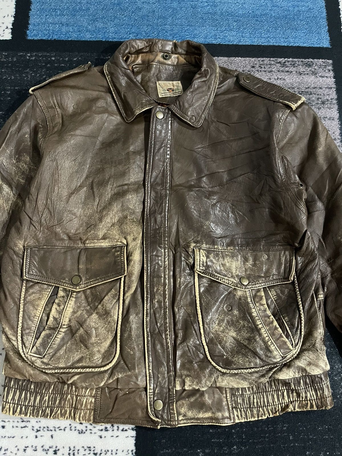 Vintage Vintage Val’dor C.M Company Sheep Leather Jacket Size US L / EU 52-54 / 3 - 5 Thumbnail