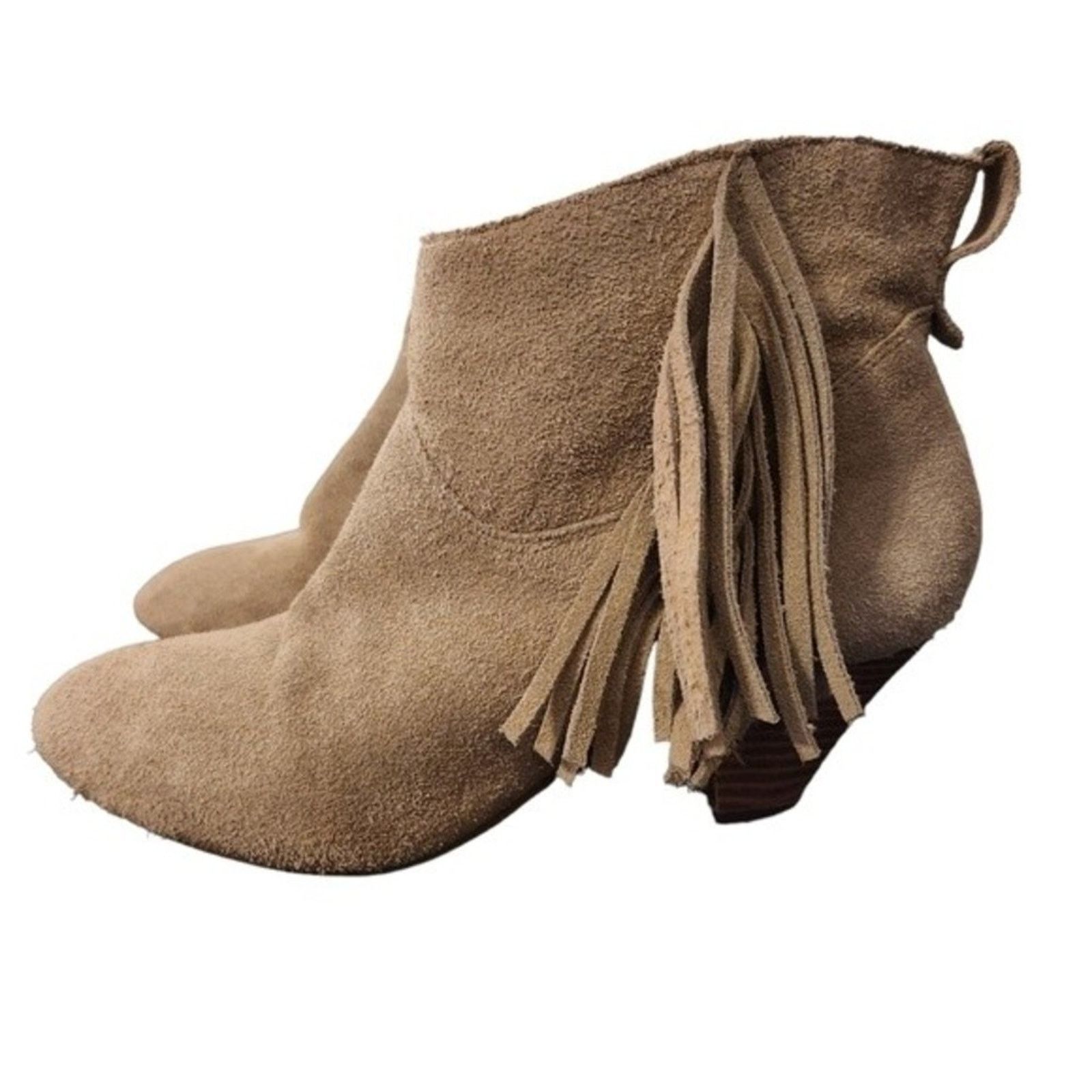 American Eagle Outfitters American Eagle Outfitters Fringe Suede Booties 7 Size US 7 / IT 37 - 4 Thumbnail