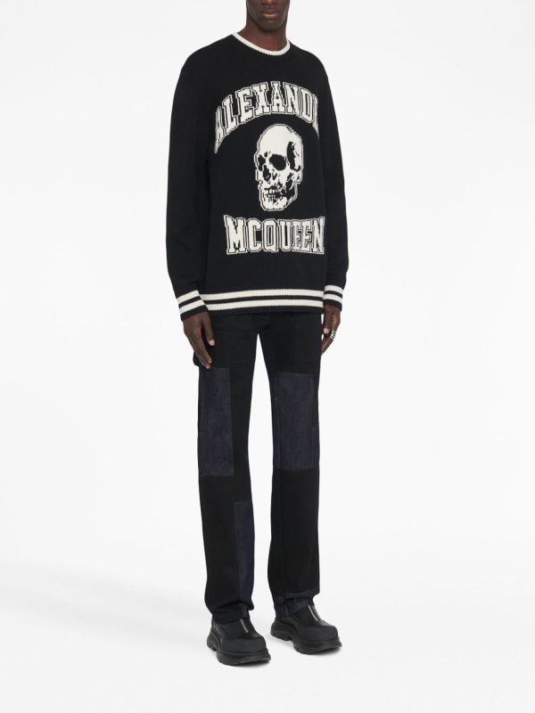 Alexander McQueen o1y1024 Sweater in Black Size US S / EU 44-46 / 1 - 2 Thumbnail
