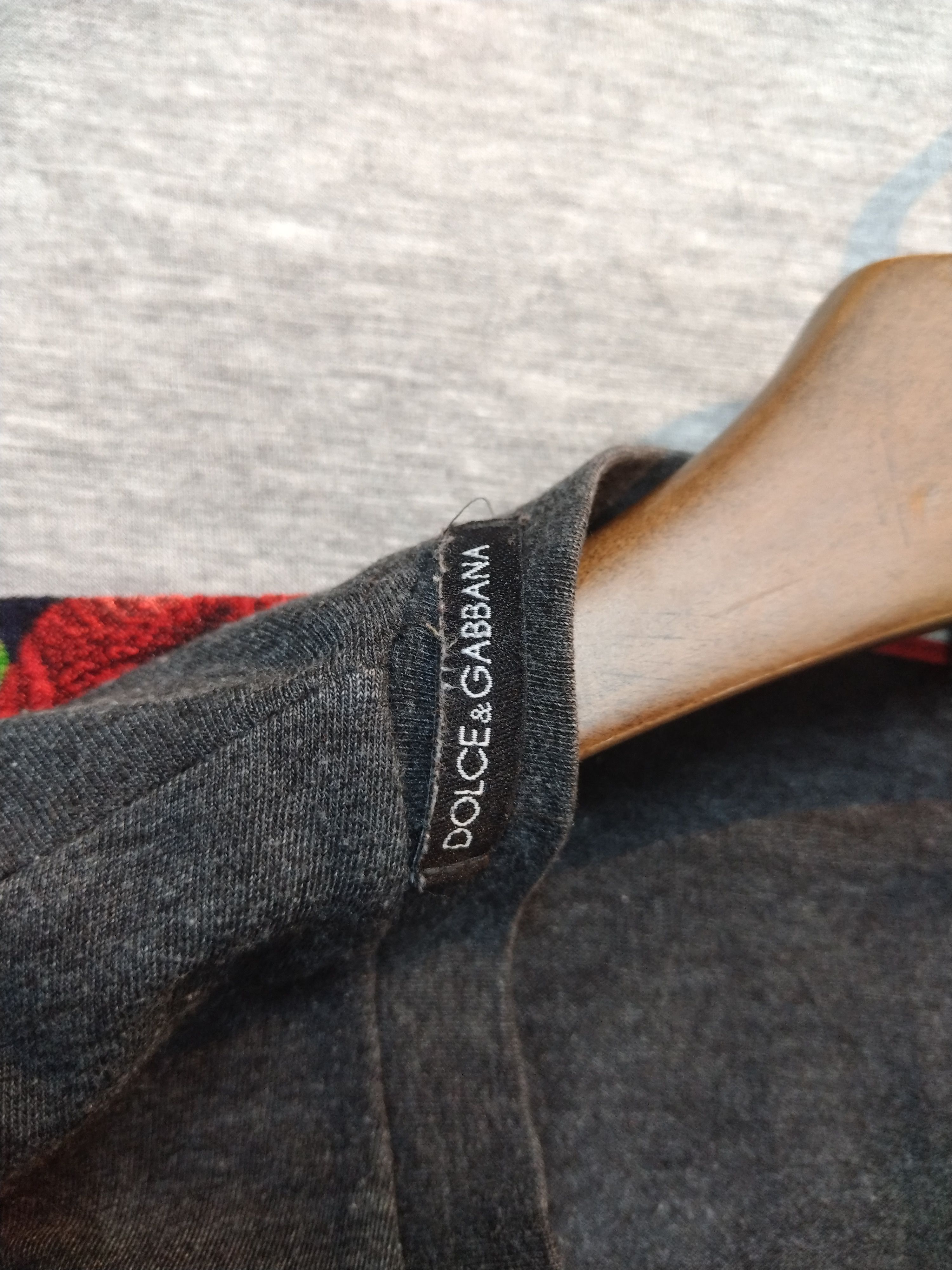 Dolce & Gabbana × Vintage Iconic vtg Dolce Gabbana Wool Cotton Longsleeve V Neck Size US L / EU 52-54 / 3 - 15 Thumbnail