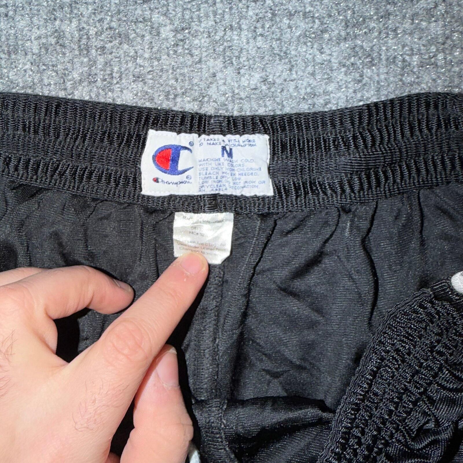 Champion Champion Athletic Club Dazzle Hoop Shorts Baggy Mens MD Vtg Size US 32 / EU 48 - 3 Thumbnail