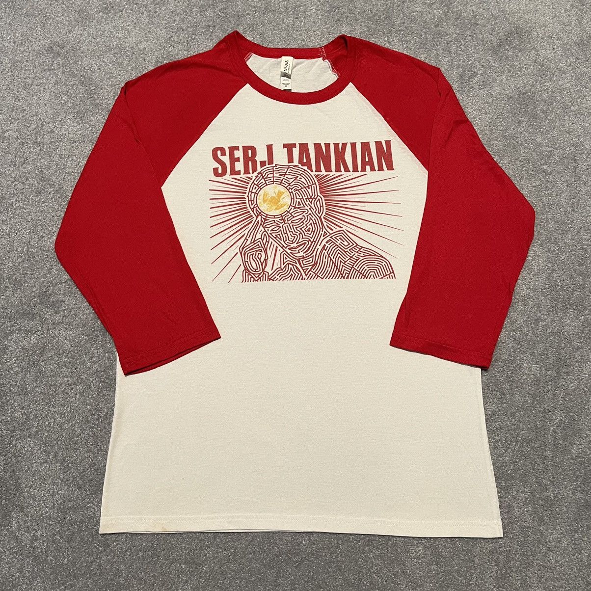 System of a Down Serj Tankian Figure it Out Raglan 3/4 Tee