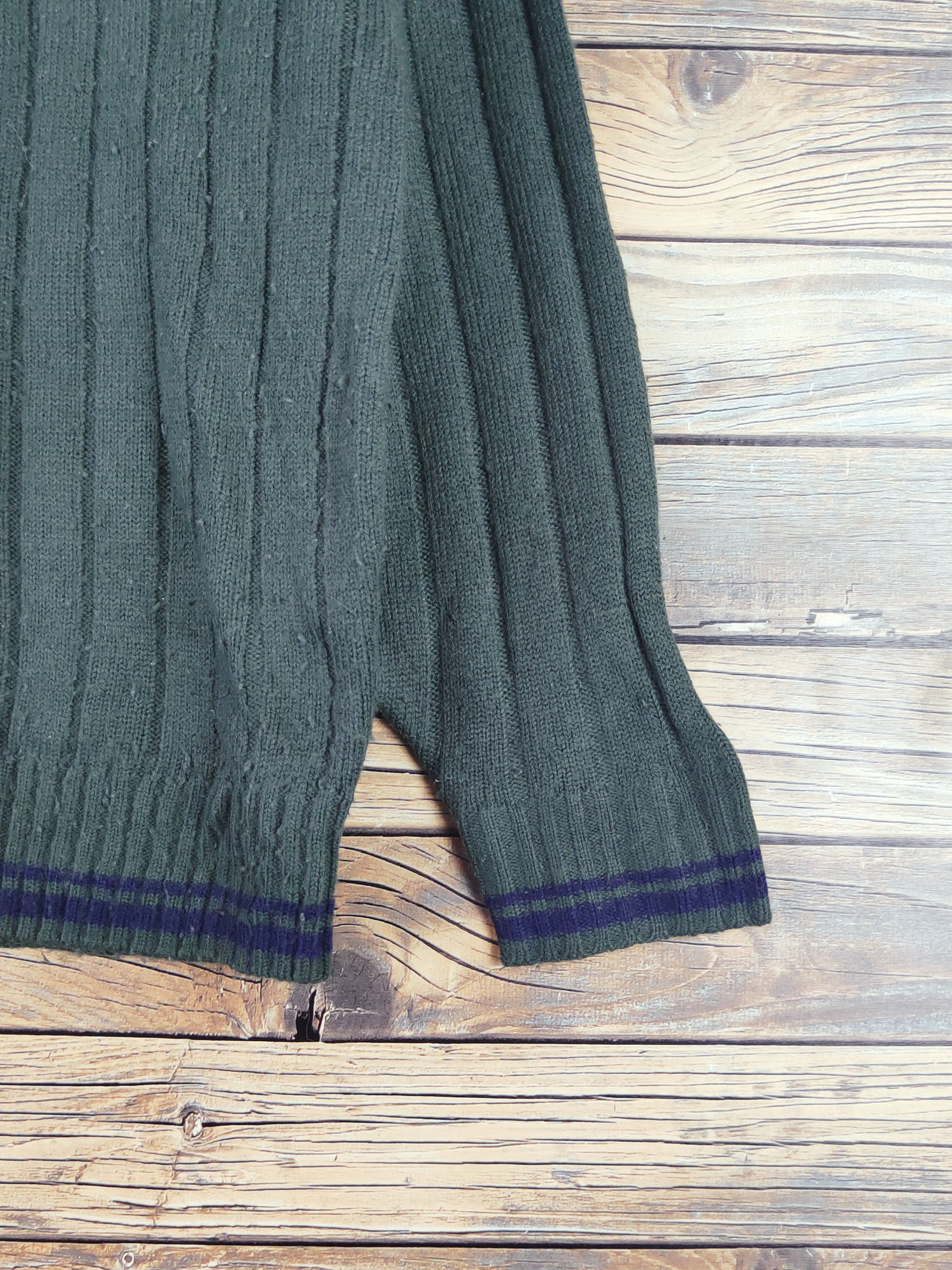 Aran Isles Knitwear Uniqlo Dark Green Knitwear Sweatshirts #W1761 Size US M / EU 48-50 / 2 - 6 Thumbnail