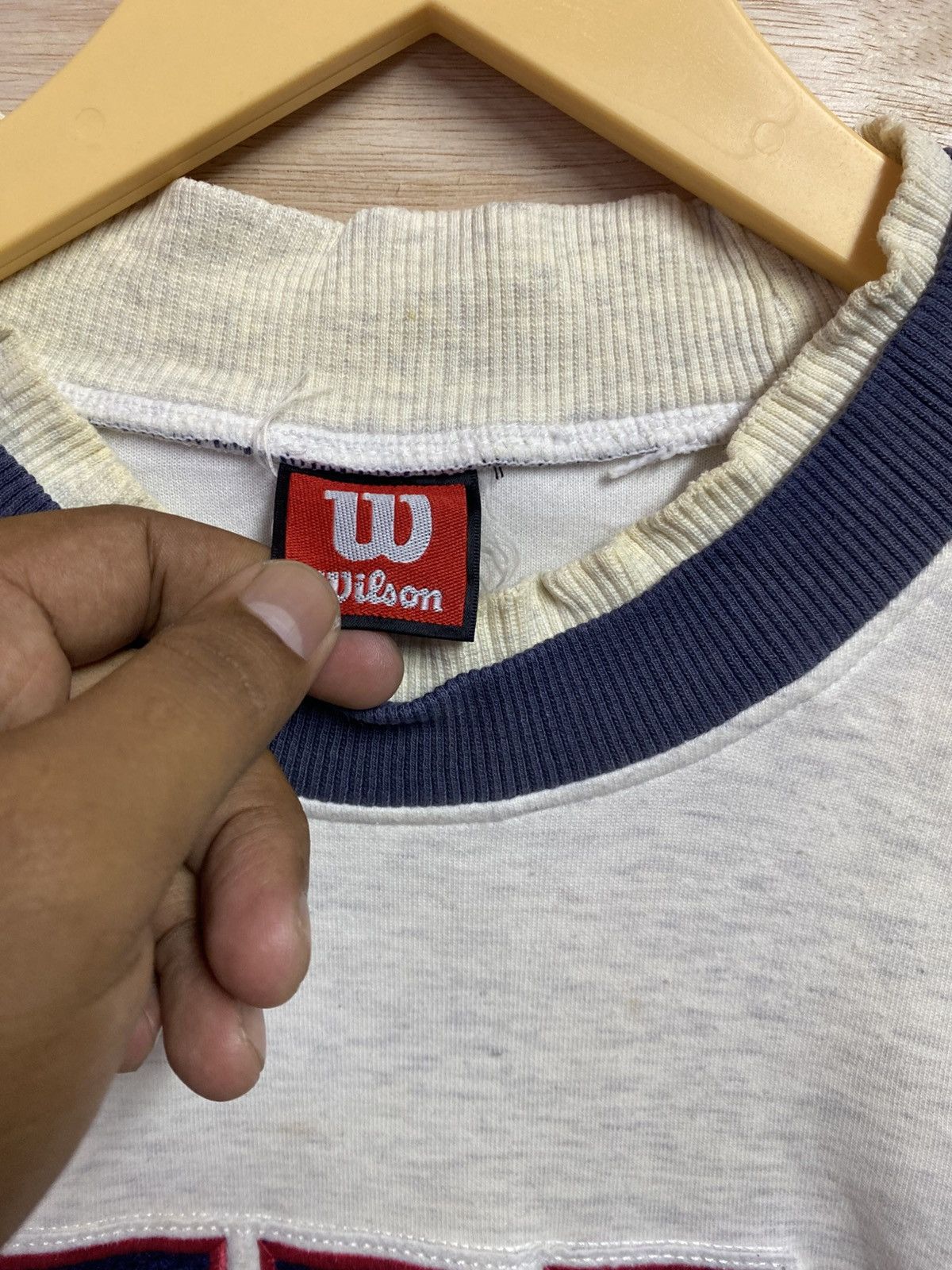 Wilson Vintage Wilson sweatshirt big logo Size US XL / EU 56 / 4 - 5 Thumbnail