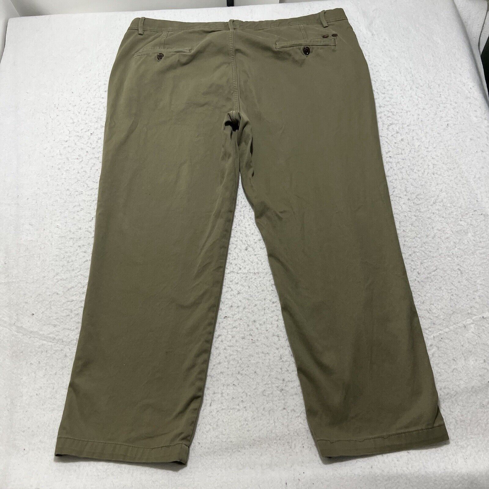 Other Cortefiel 42 Regular Fit Olive Green Straight Chino Pants Size US 42 / EU 58 - 6 Thumbnail