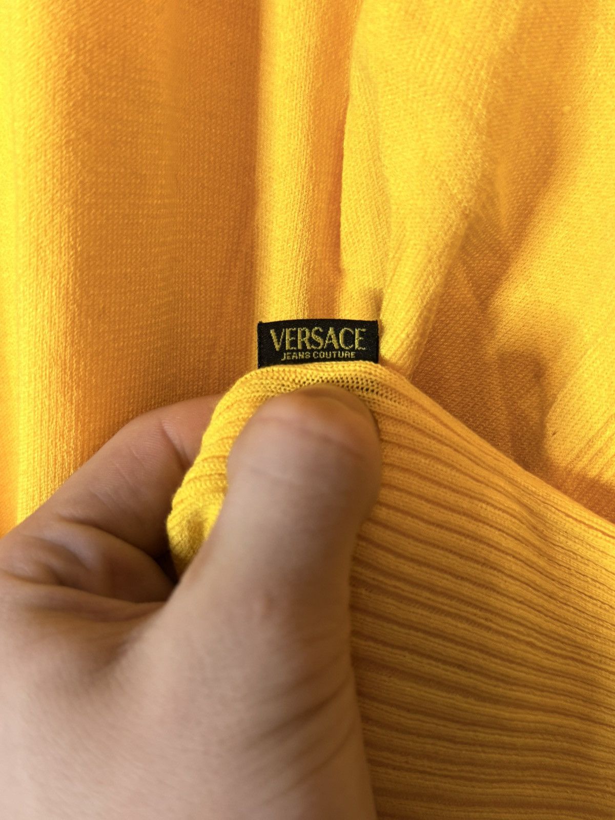 Versace Jeans Couture Vintage Versace Jeans Couture Knit Sweater – Medusa Logo Size US XL / EU 56 / 4 - 5 Thumbnail