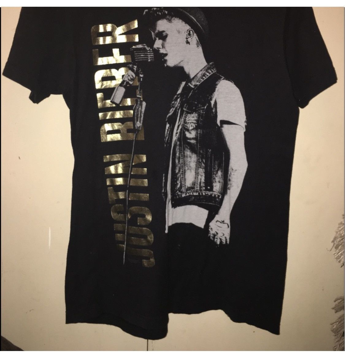 Justin Bieber 2013 Justin Bieber Spellout Live Band Concert Tour T Shirt Size US S / EU 44-46 / 1 - 3 Thumbnail