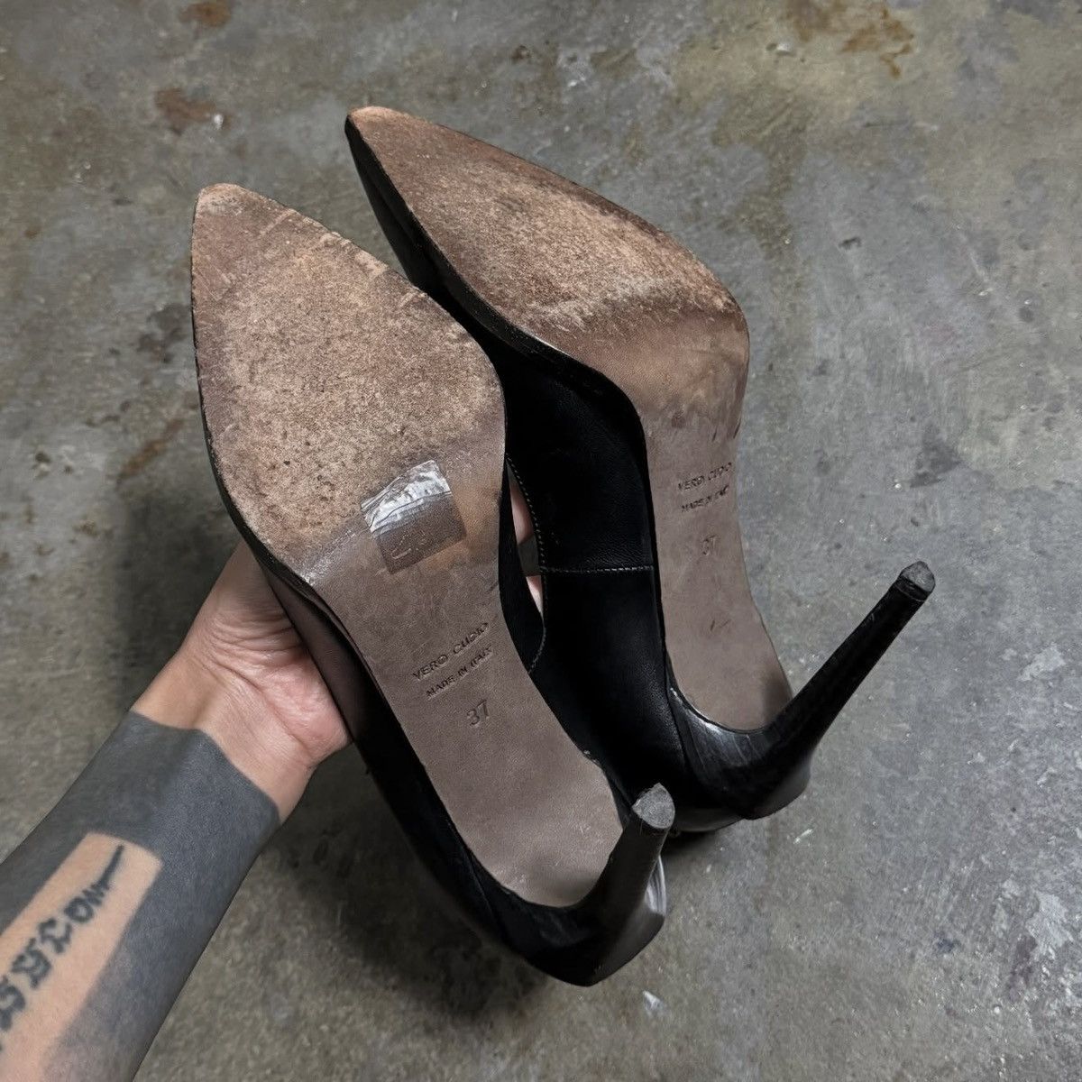 Helmut Lang HELMUT LANG PUMPS - BLACK - 37 Size US 7 / IT 37 - 5 Thumbnail