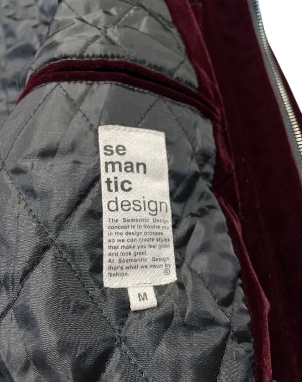 semanticdesign Semantic Design Velvet Jacket Size US M / EU 48-50 / 2 - 9 Thumbnail